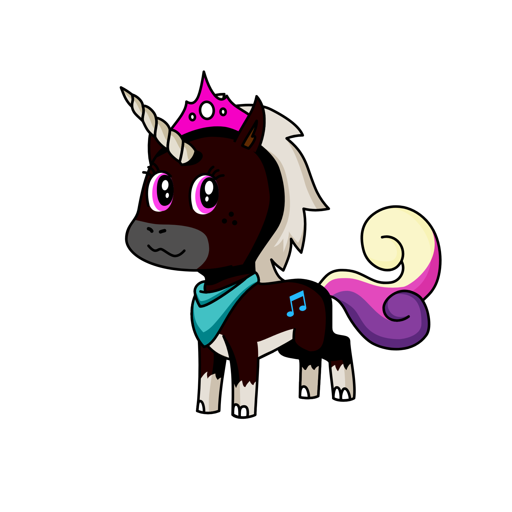 арона, the unicorn