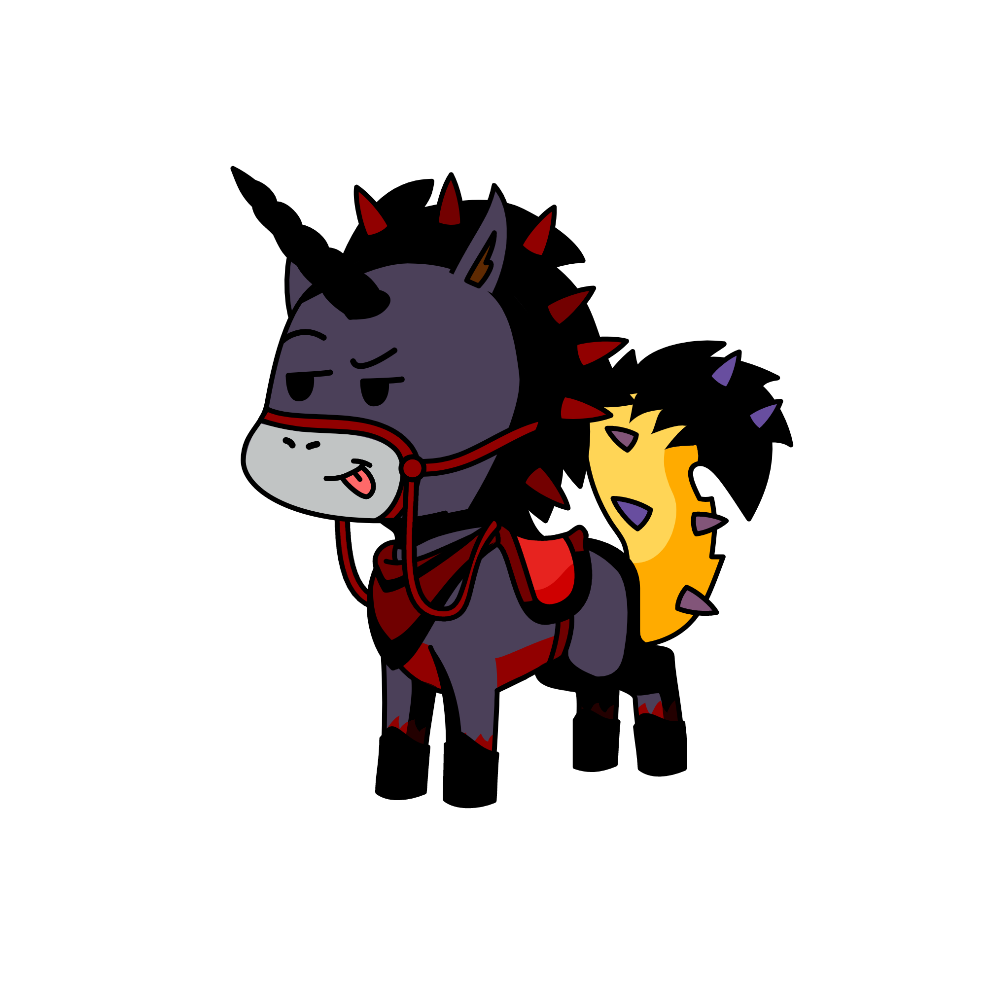 black fire, the unicorn