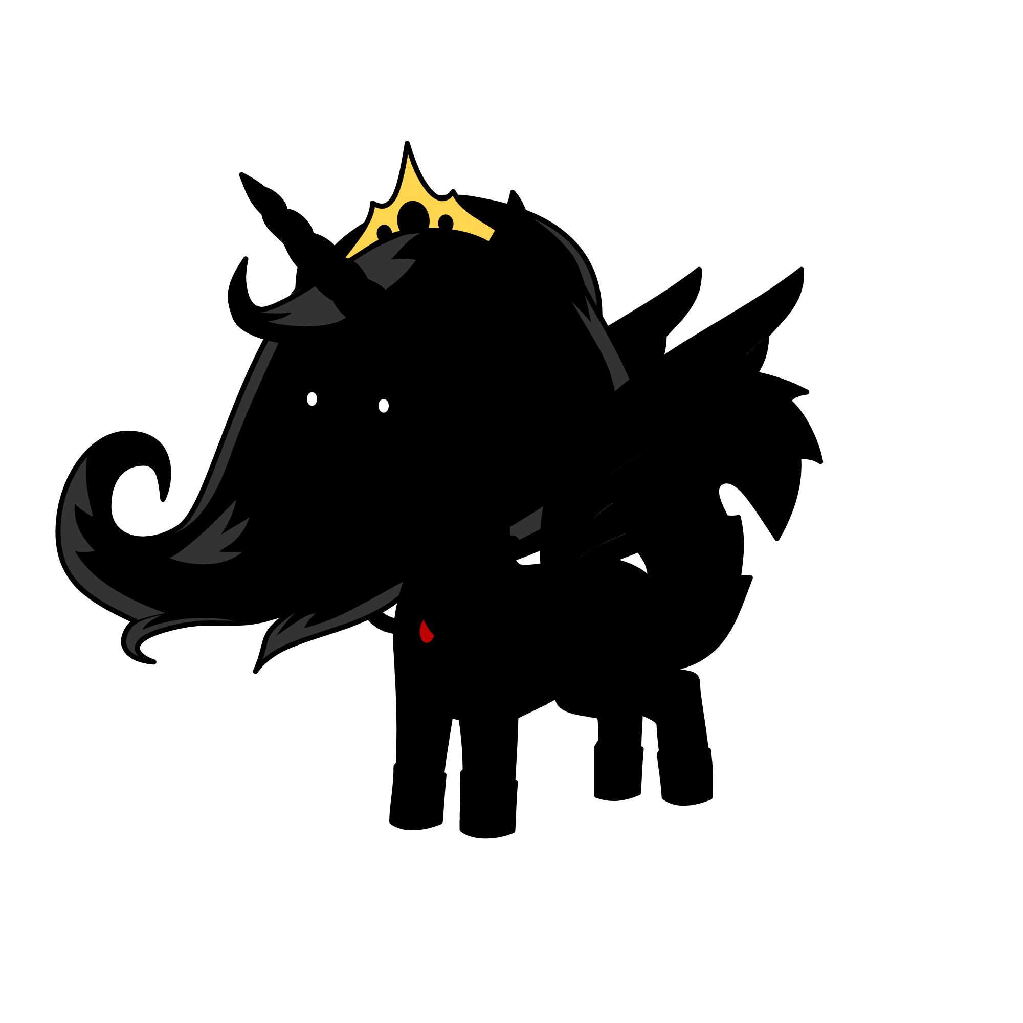 darkness, the unicorn