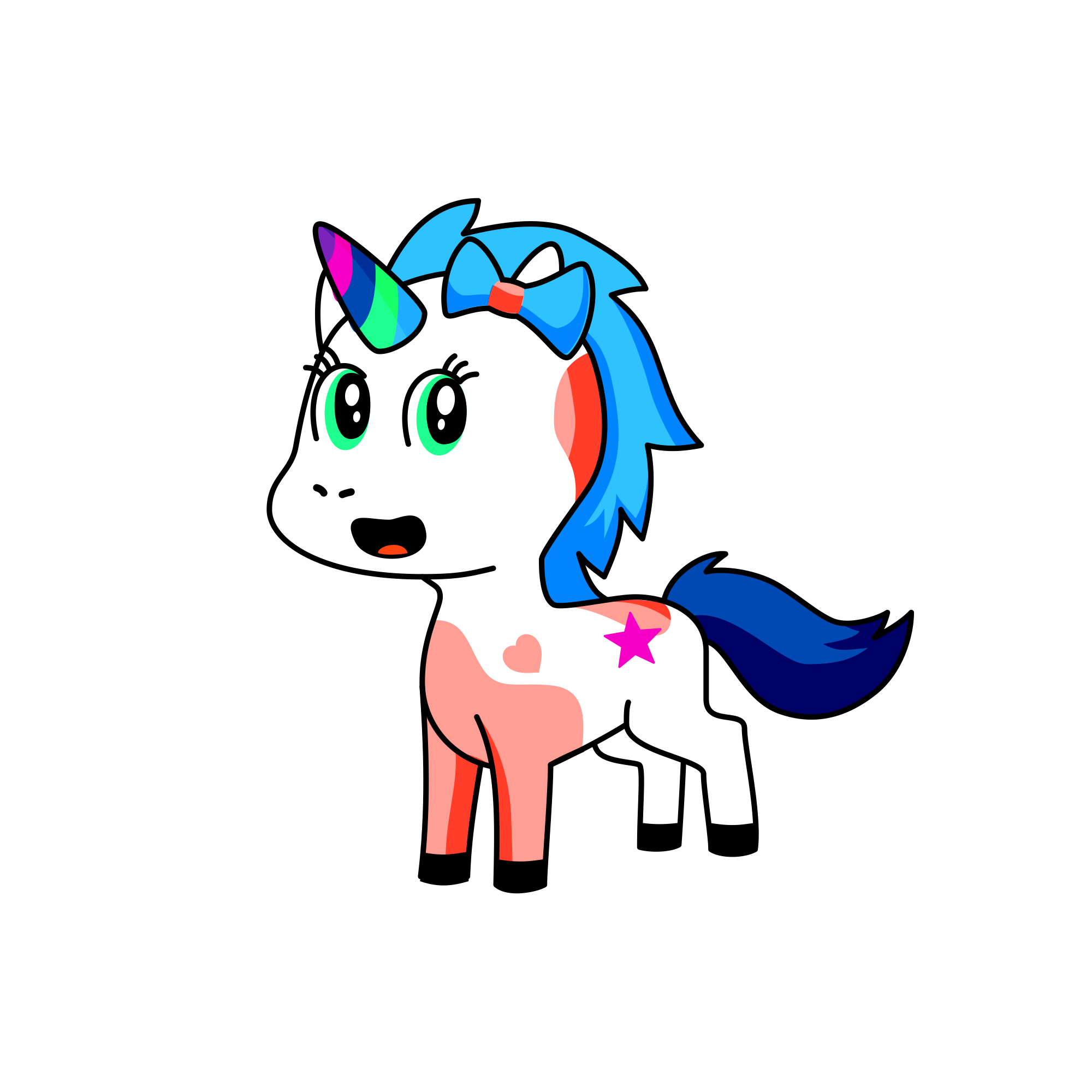Pie, the unicorn