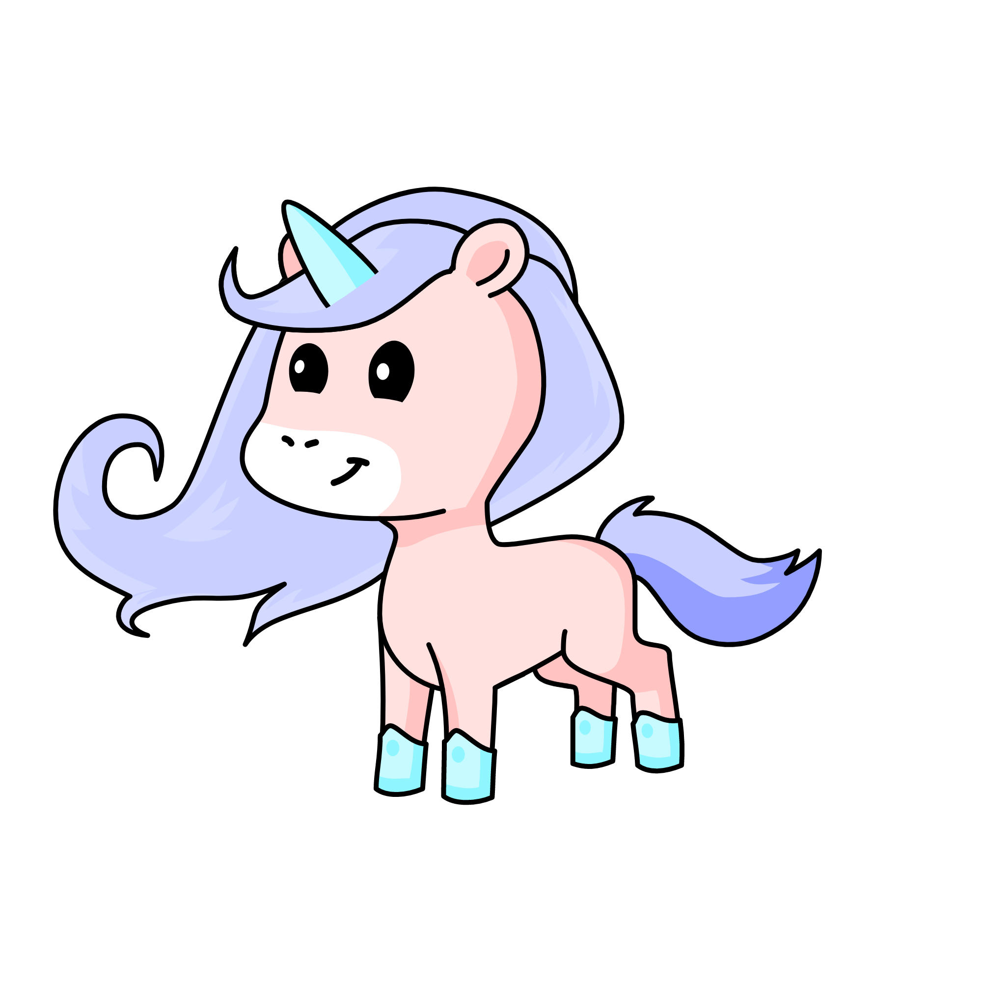 pastel, the unicorn