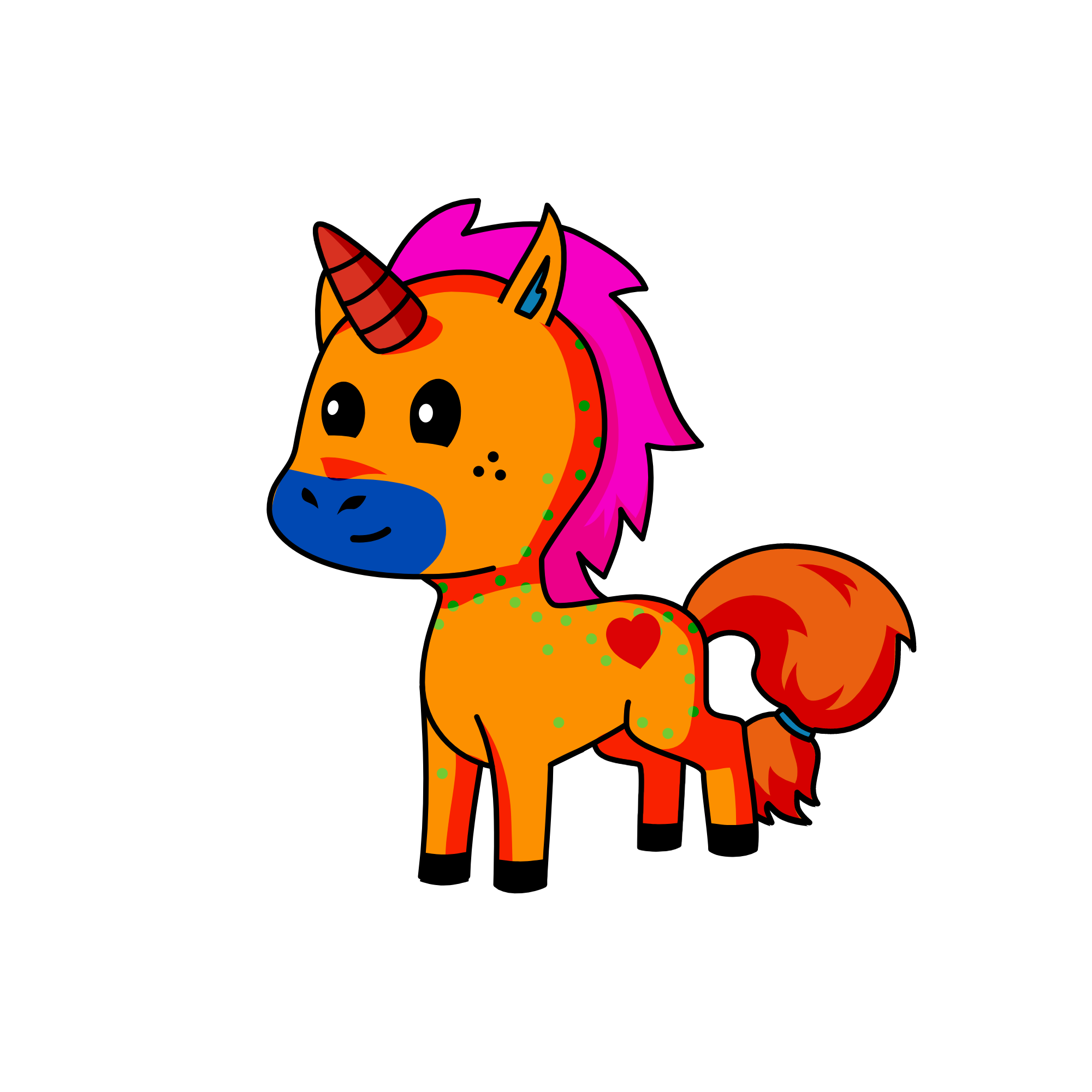 123, the unicorn