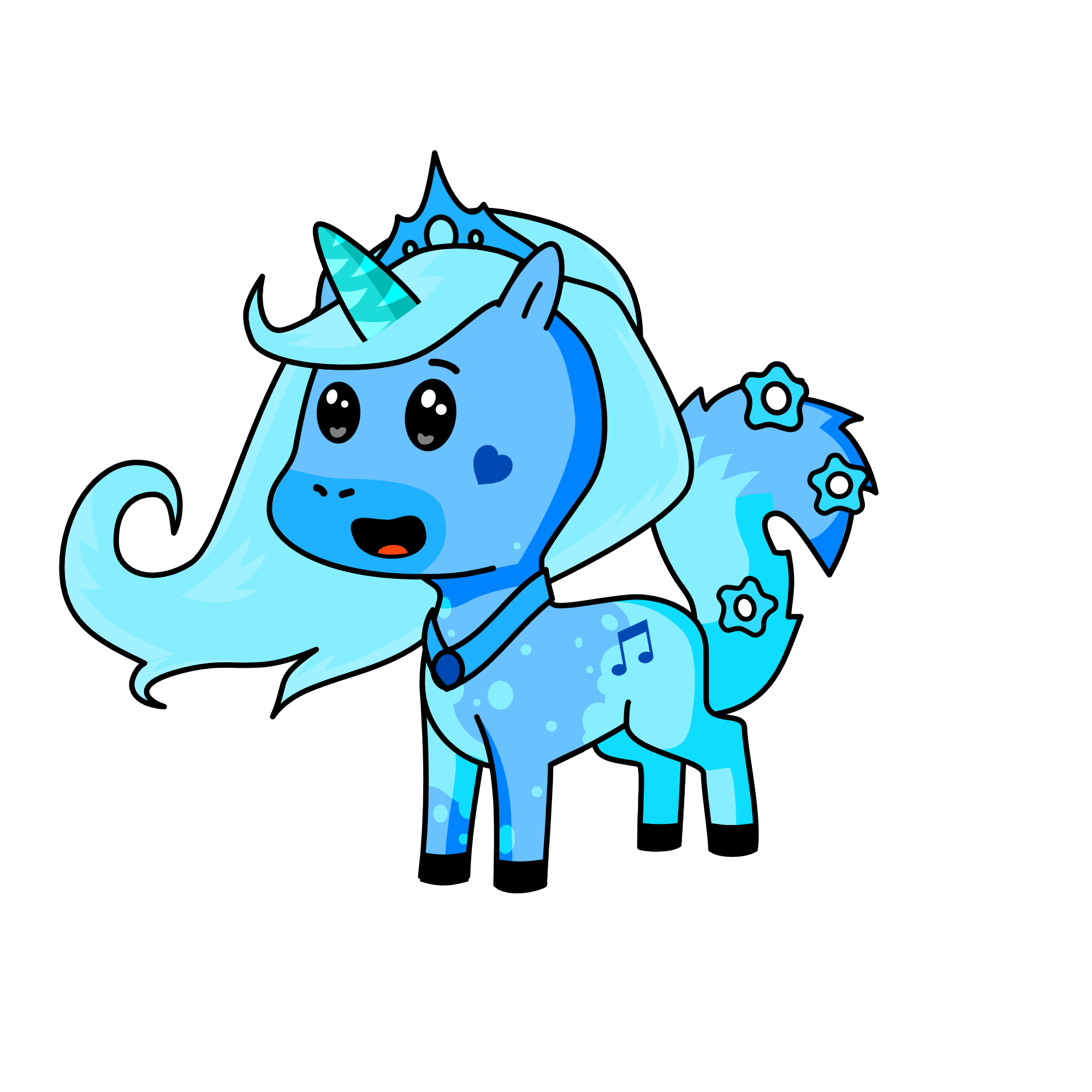 snow unicron, the unicorn