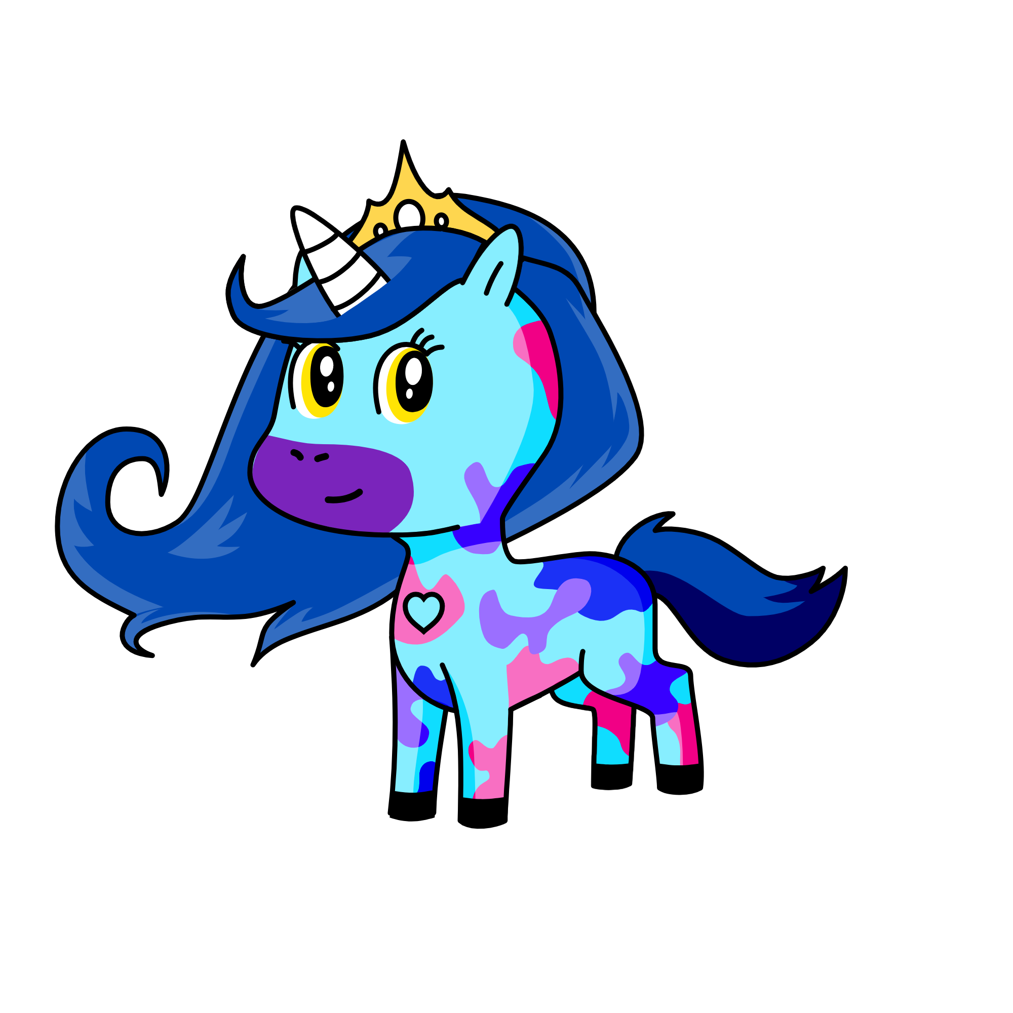 CLOUDY, the unicorn