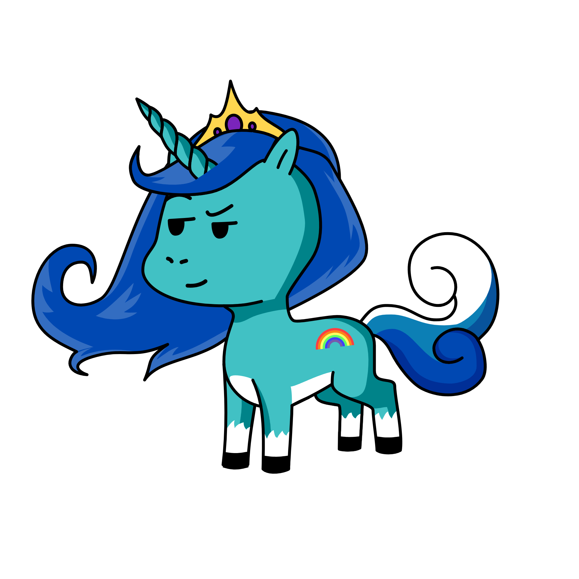 Sky, the unicorn