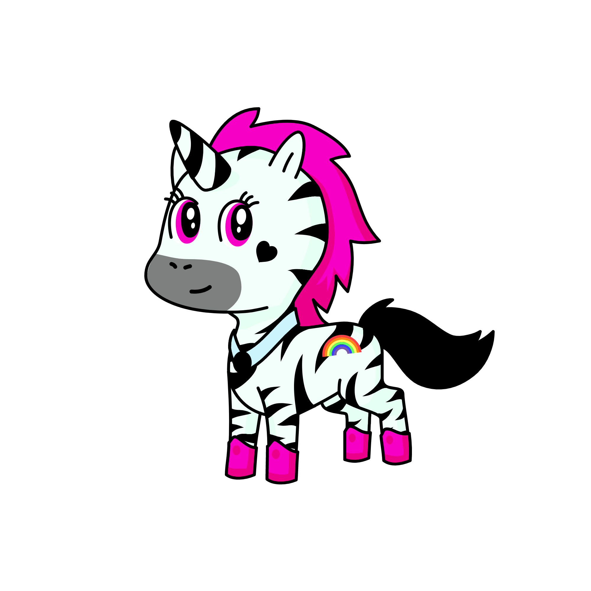 Zebra , the unicorn