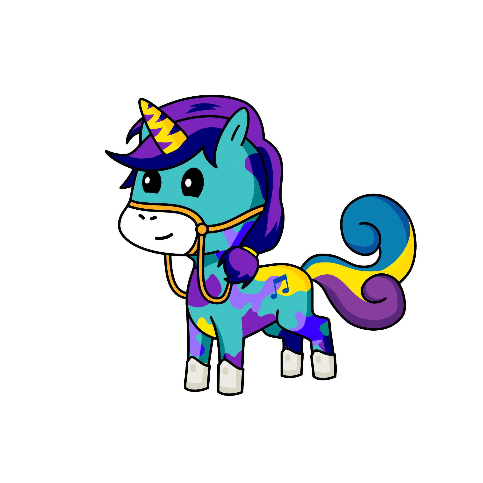 Moony, the unicorn