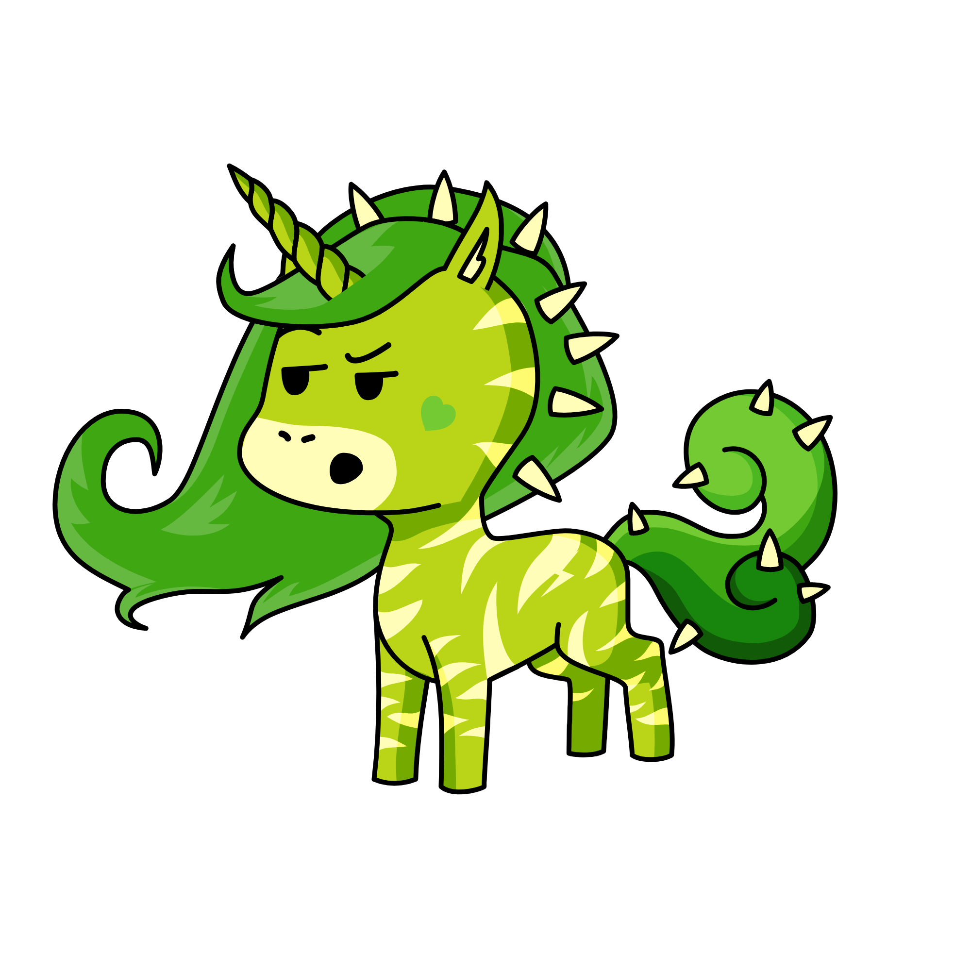 Cactus, the unicorn