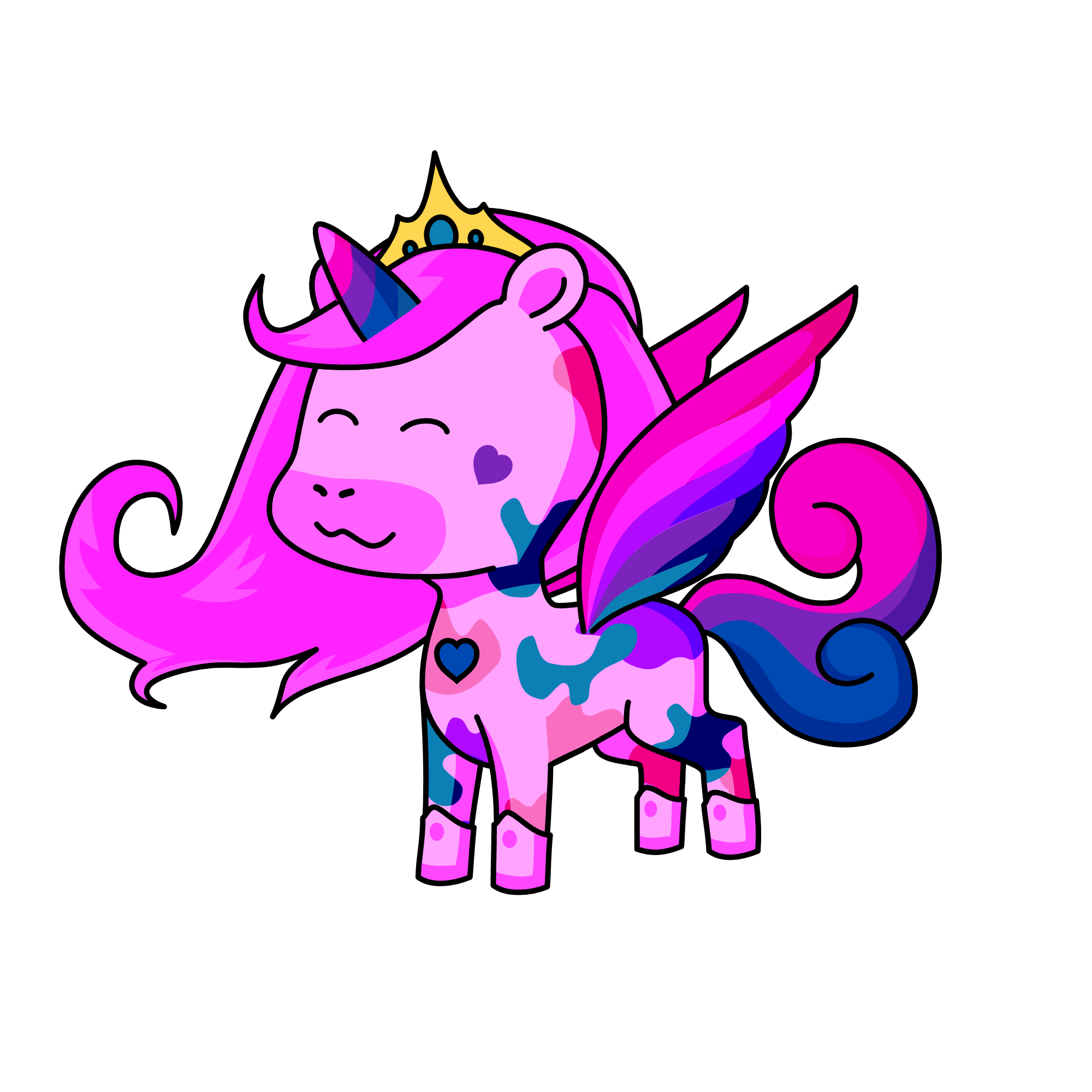 bi flag, the unicorn