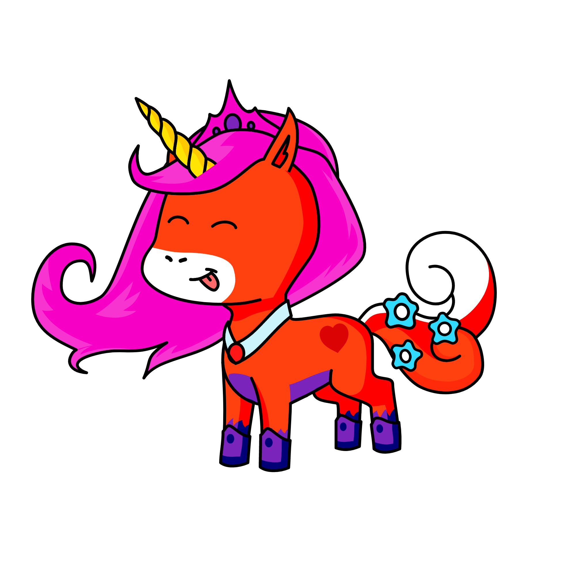 Rose, the unicorn