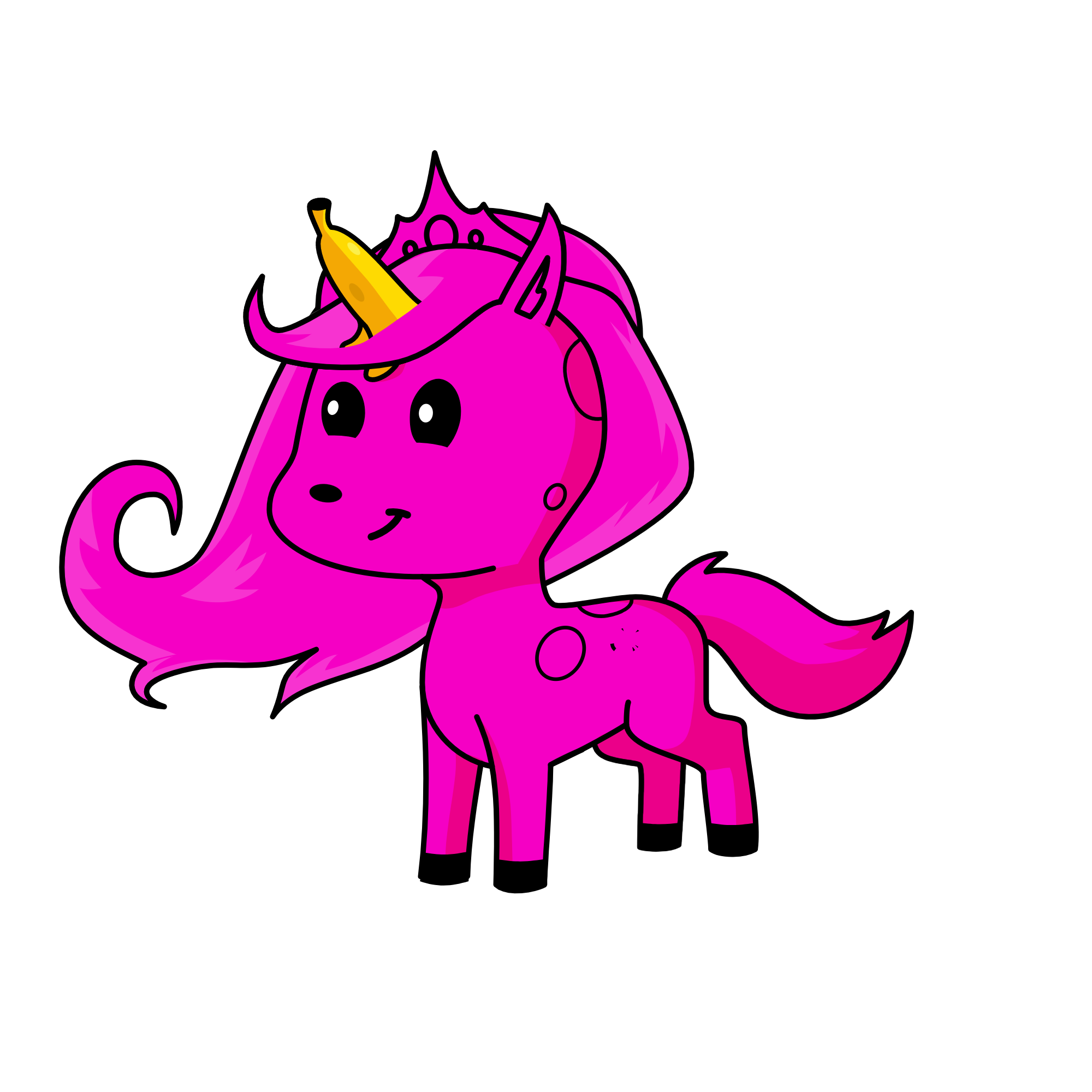 pink banana, the unicorn