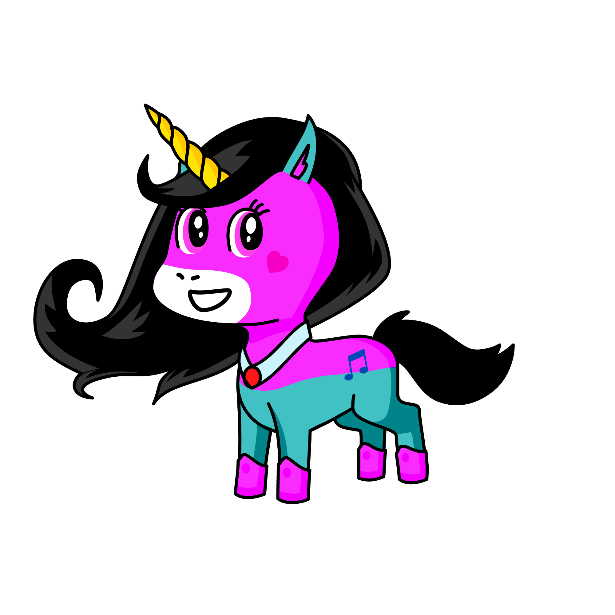 Scarlett, the unicorn