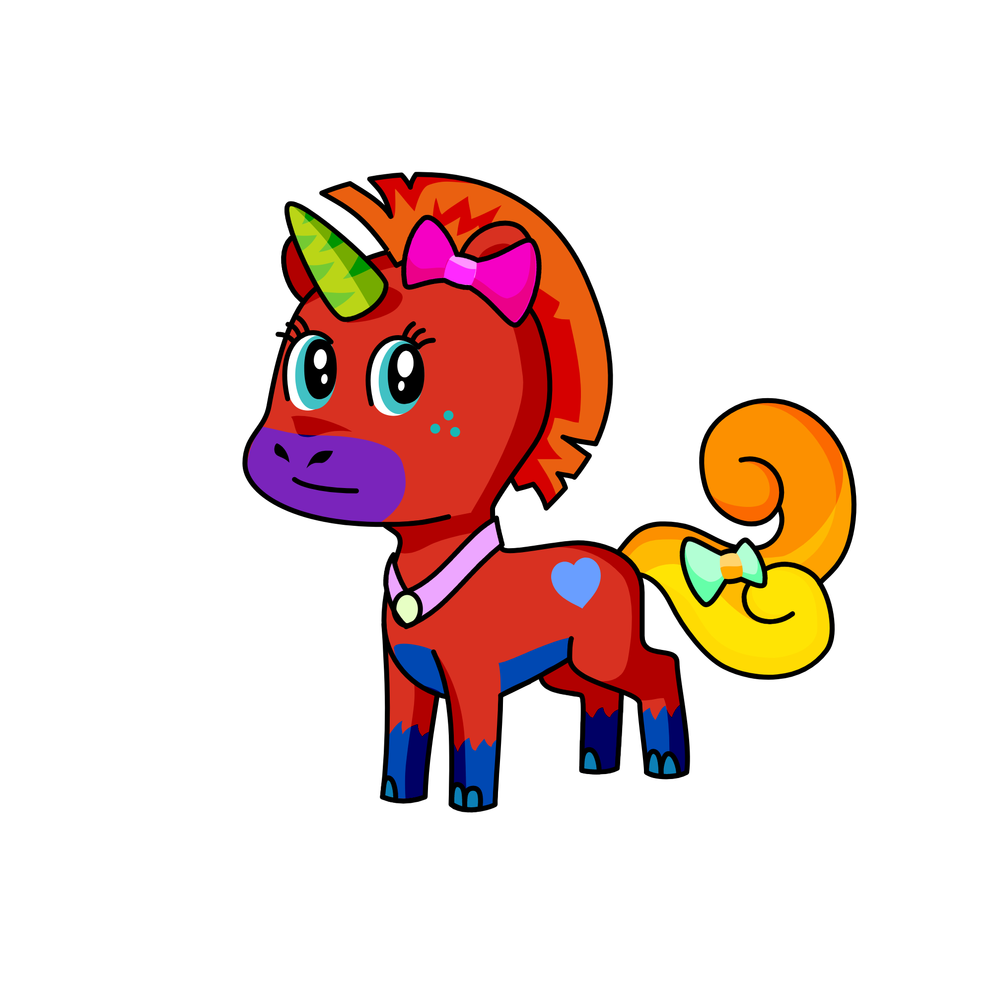 rainbow, the unicorn