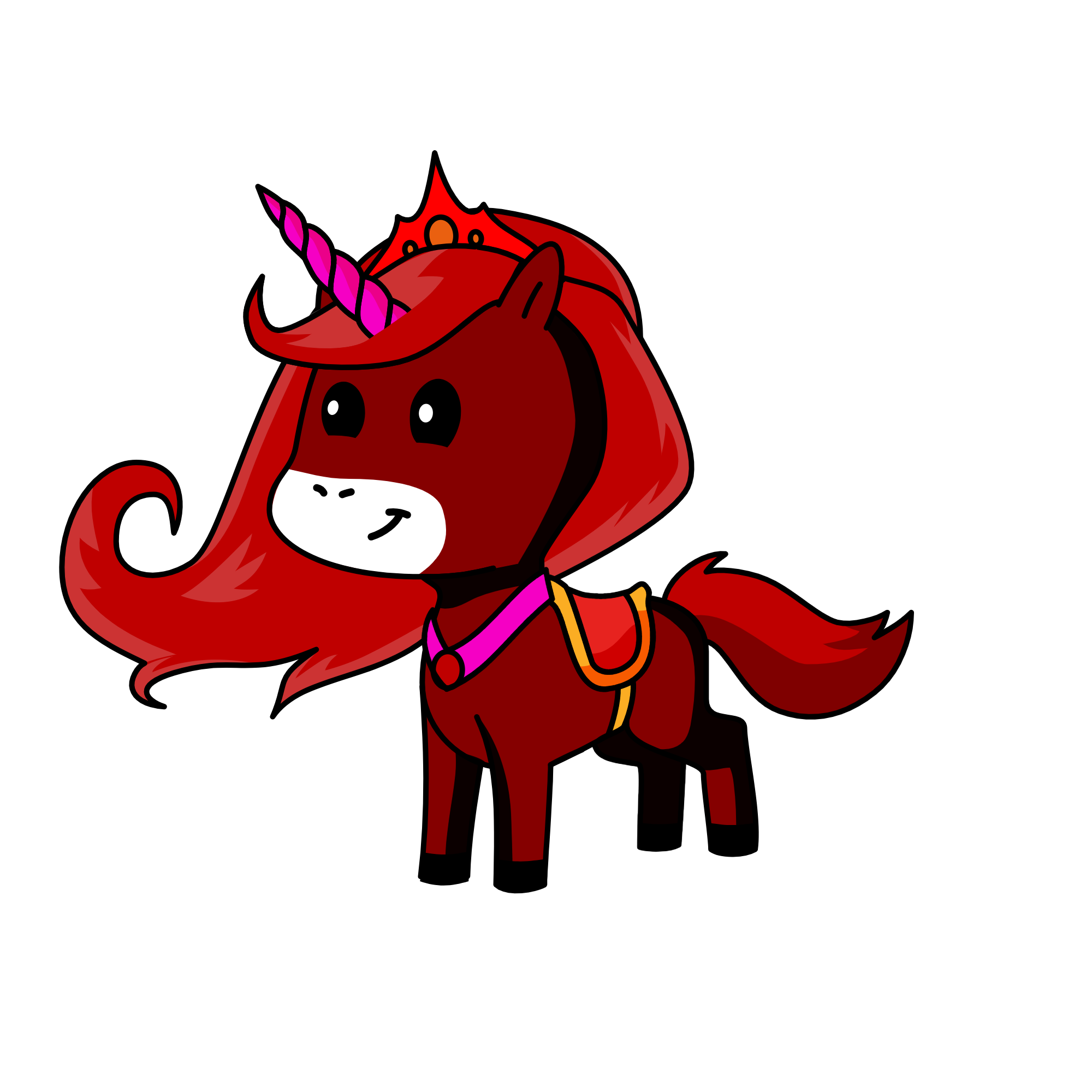 PRINCESS CHERRY, the unicorn