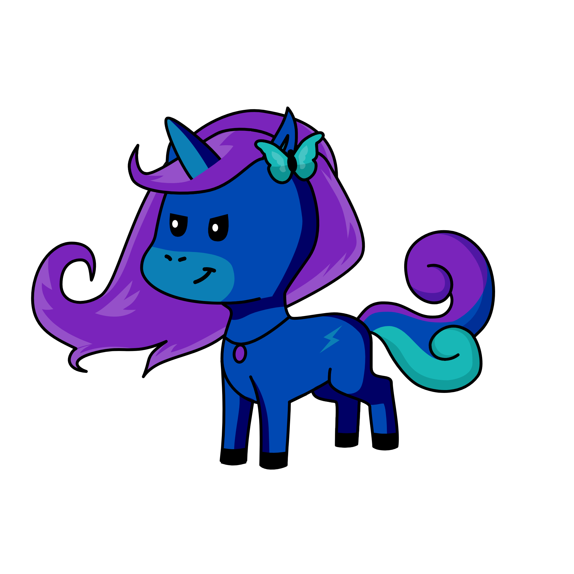 MIDNIGHT, the unicorn