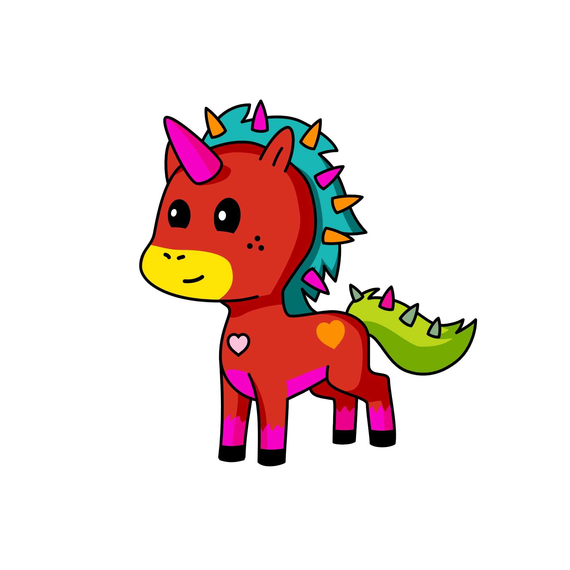 Scar, the unicorn