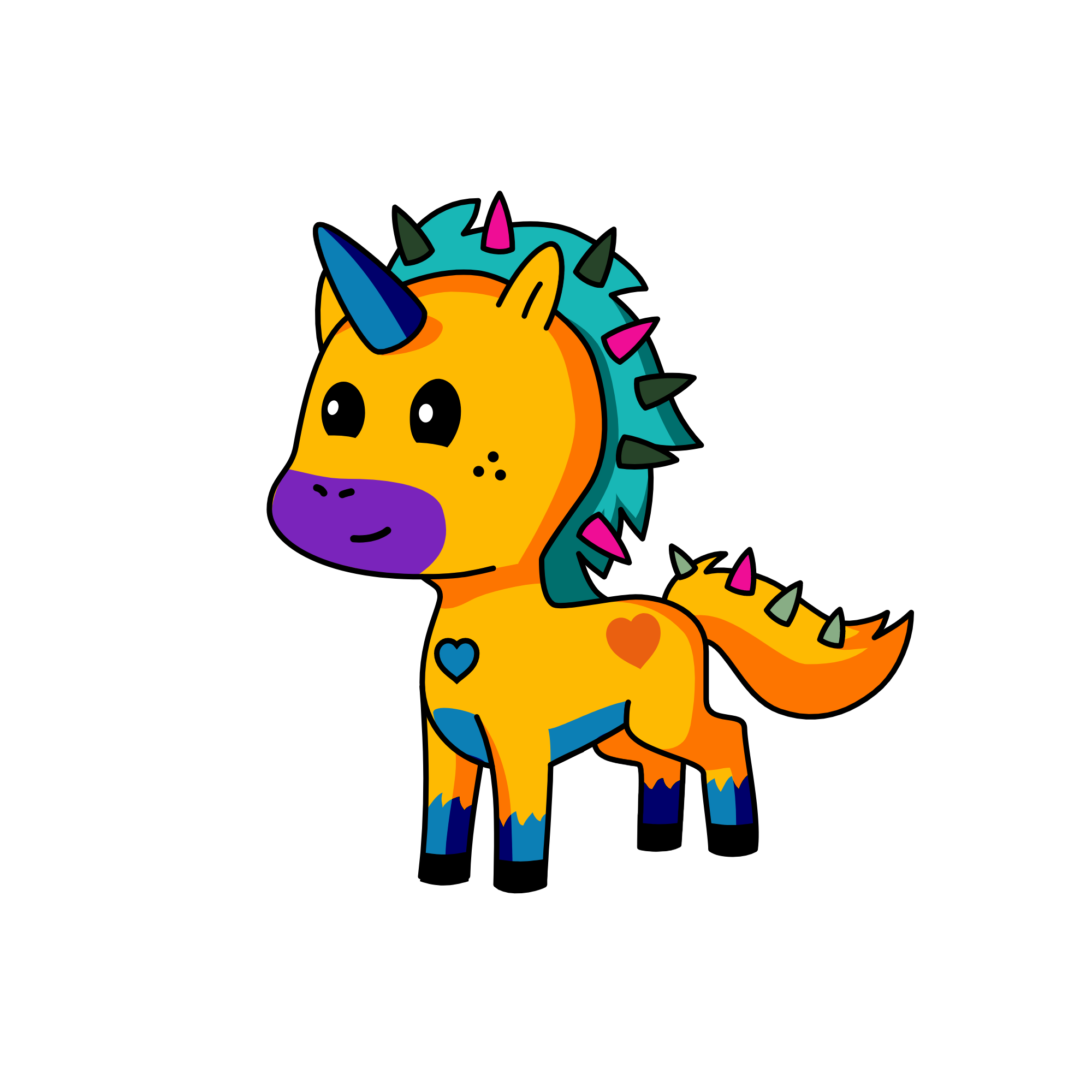 spike, the unicorn