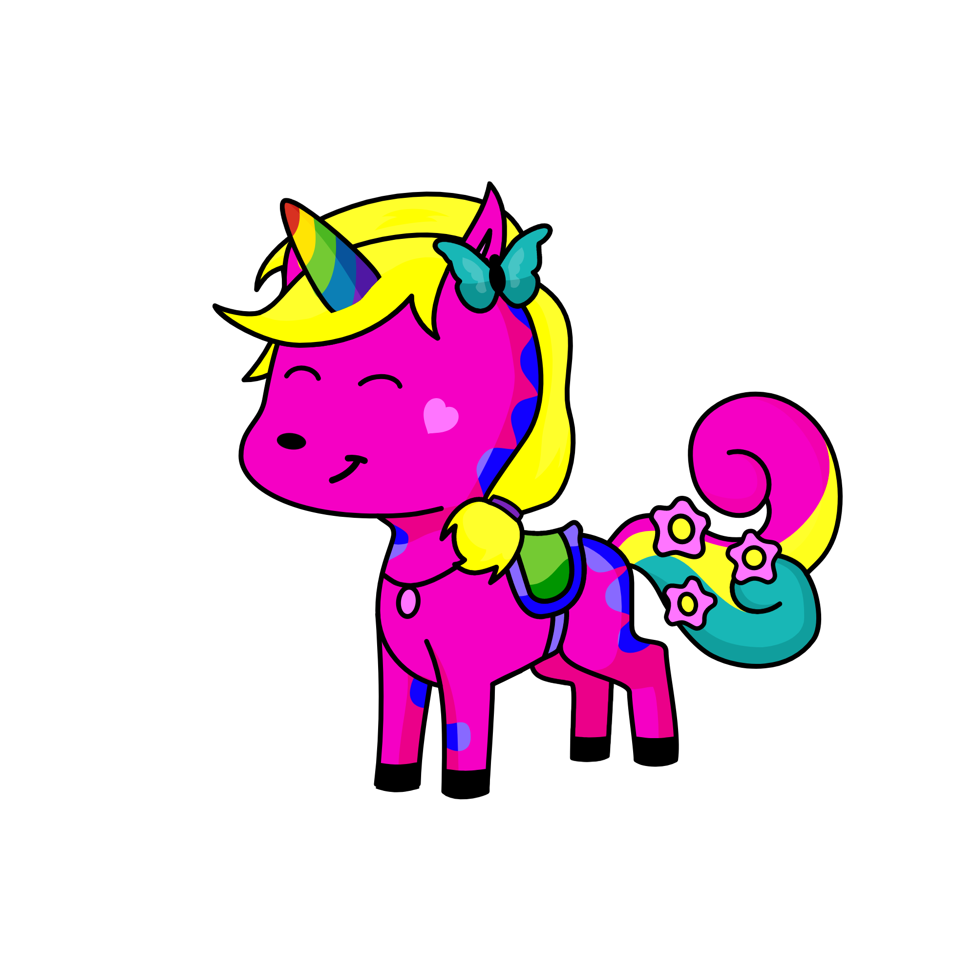 Cakey, the unicorn