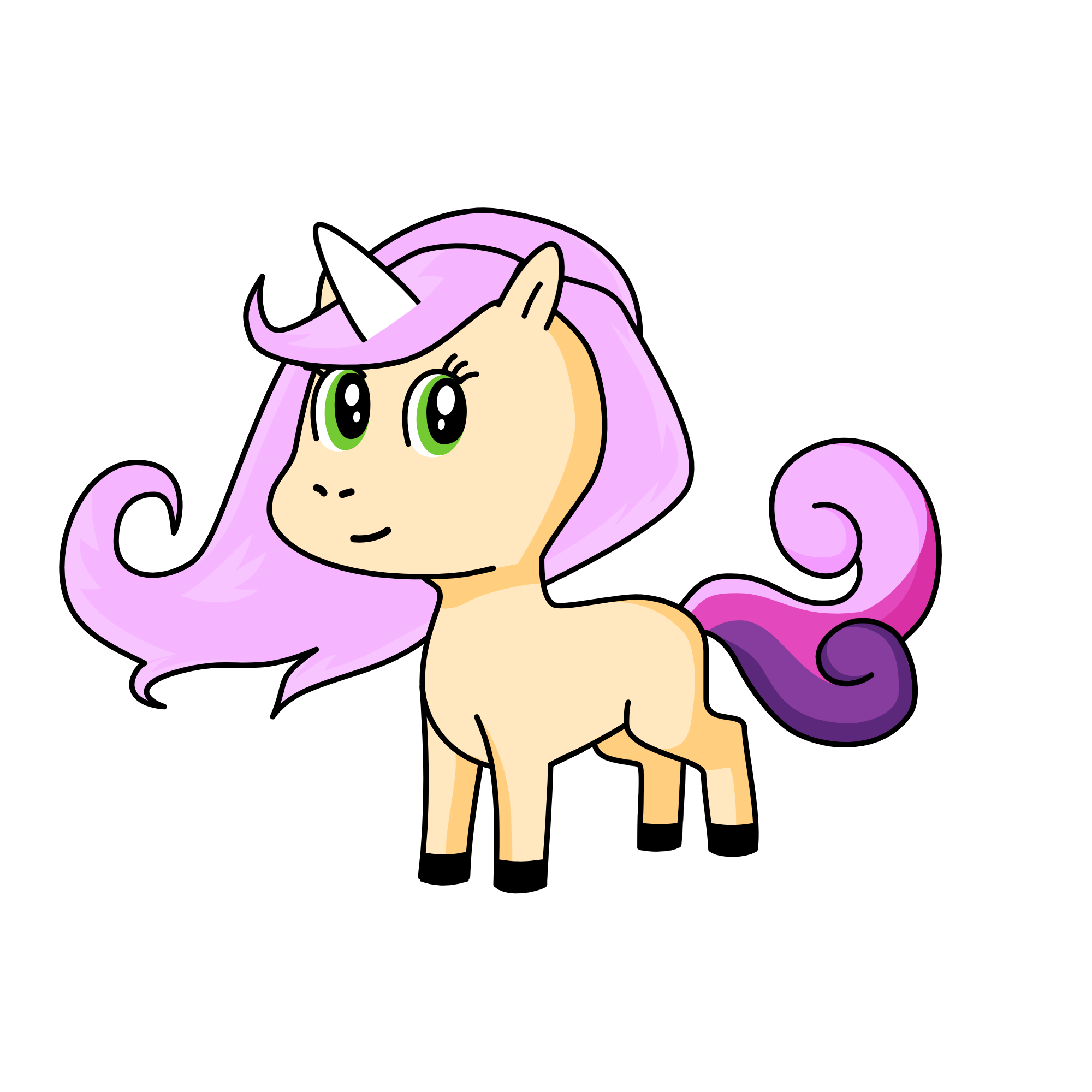 Fluttershy, the unicorn