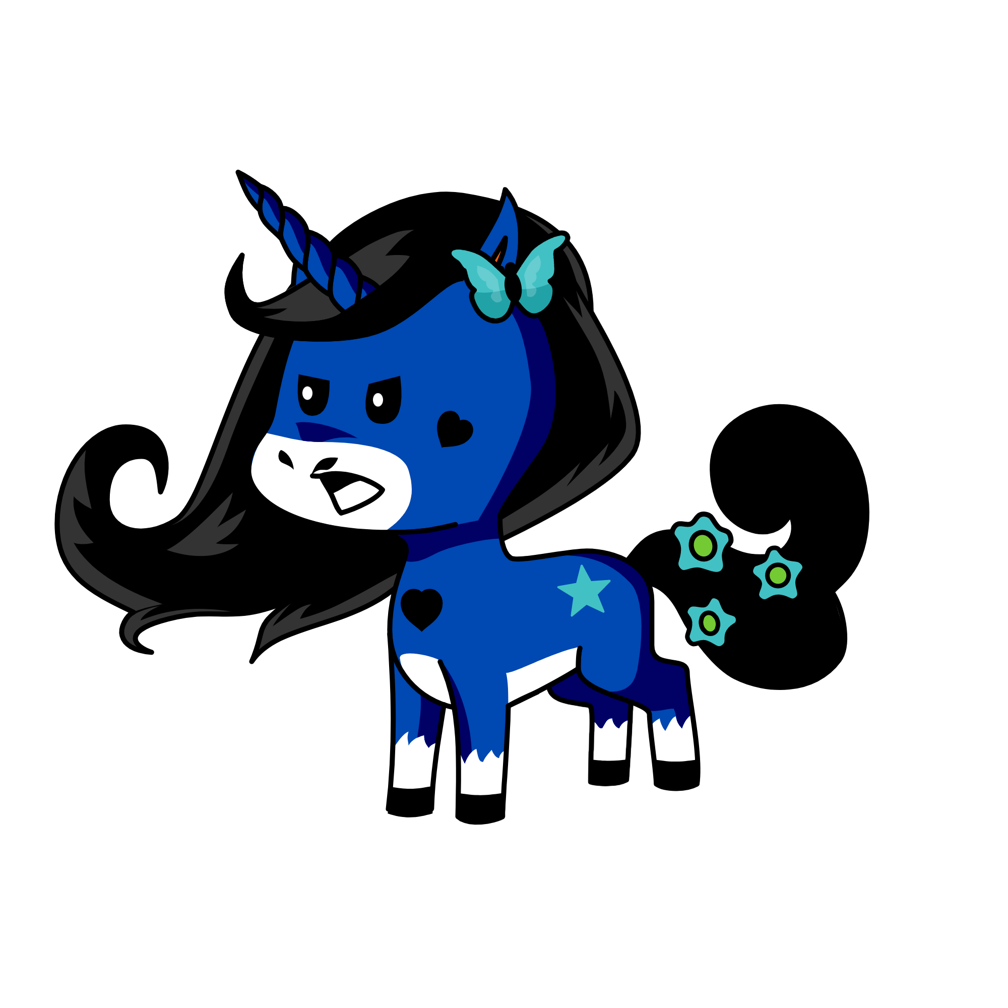 Queen Luna , the unicorn