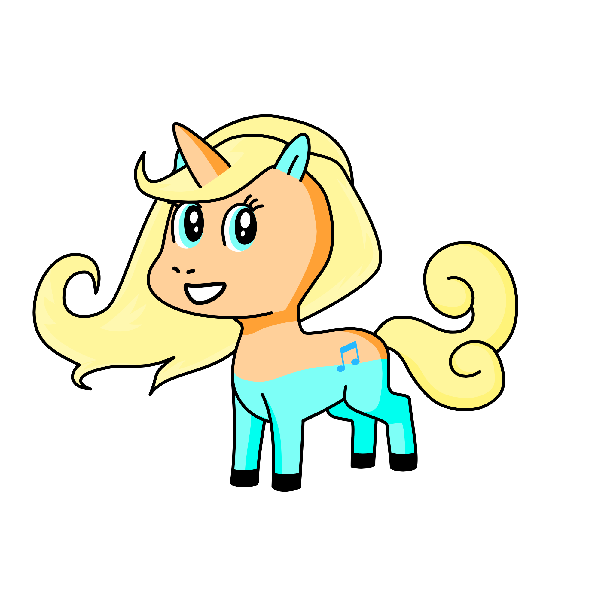 elsa llunior, the unicorn