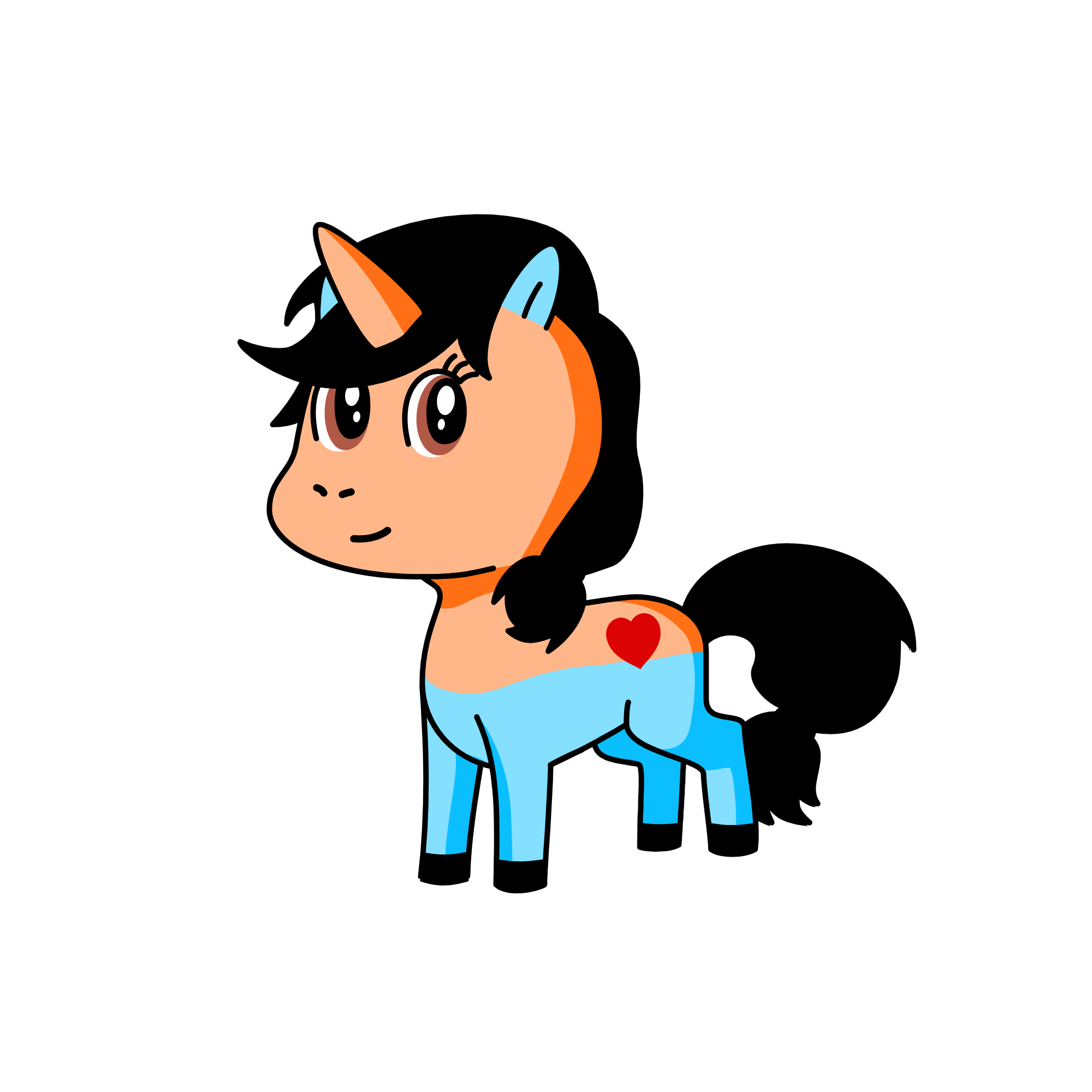 blanca llunior, the unicorn