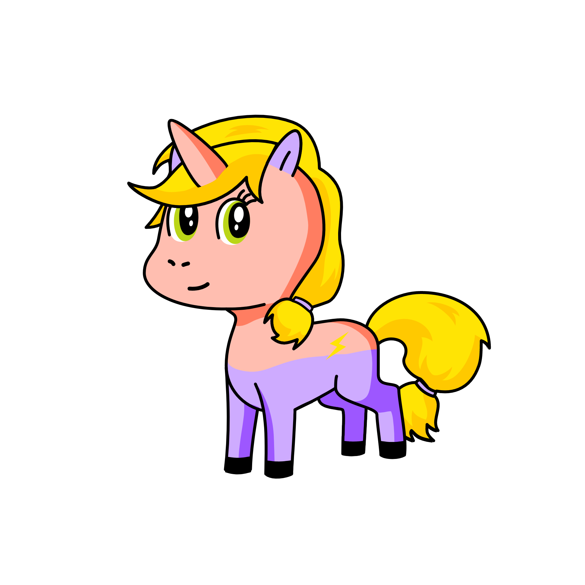 rapunsel llunior, the unicorn