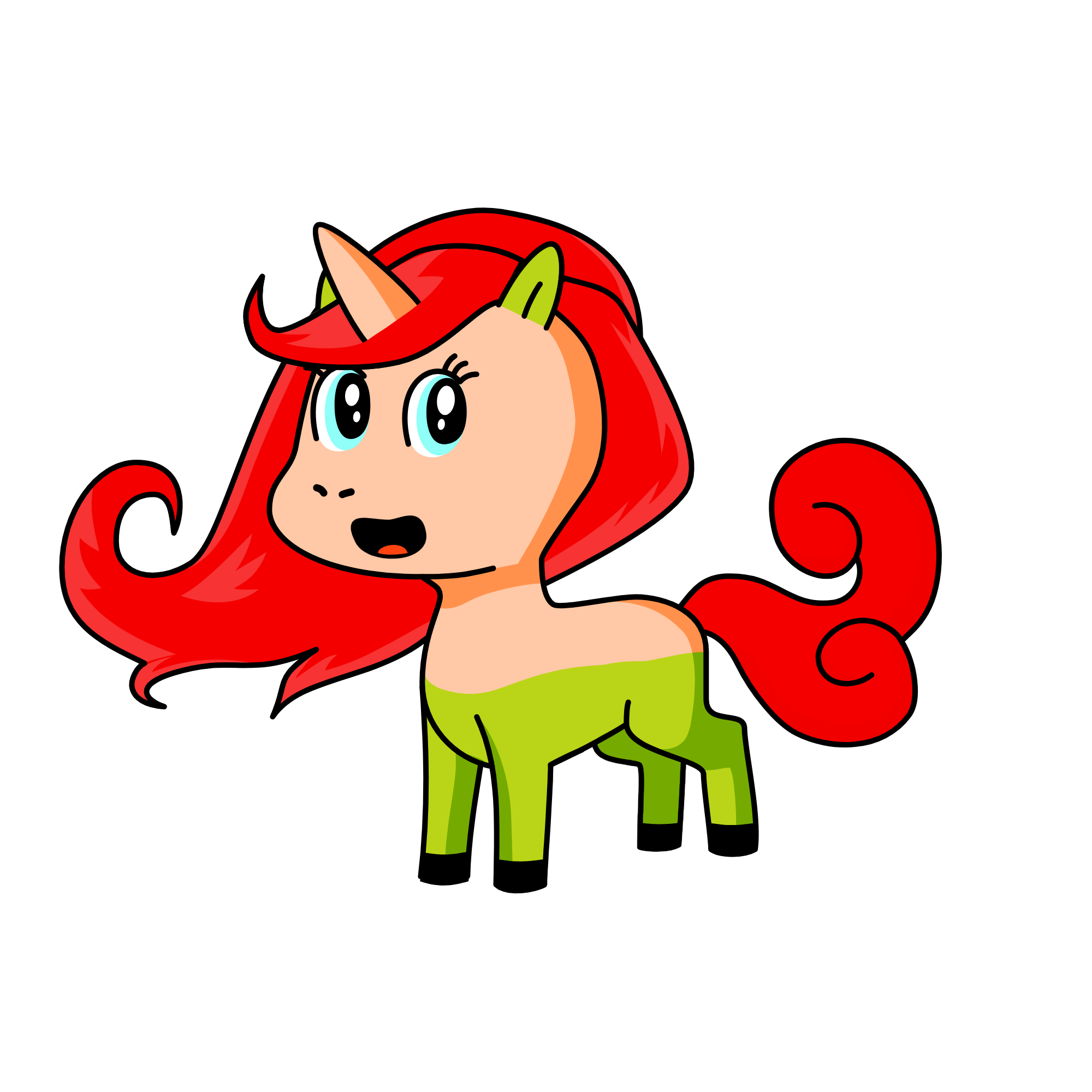 ariel llunior, the unicorn