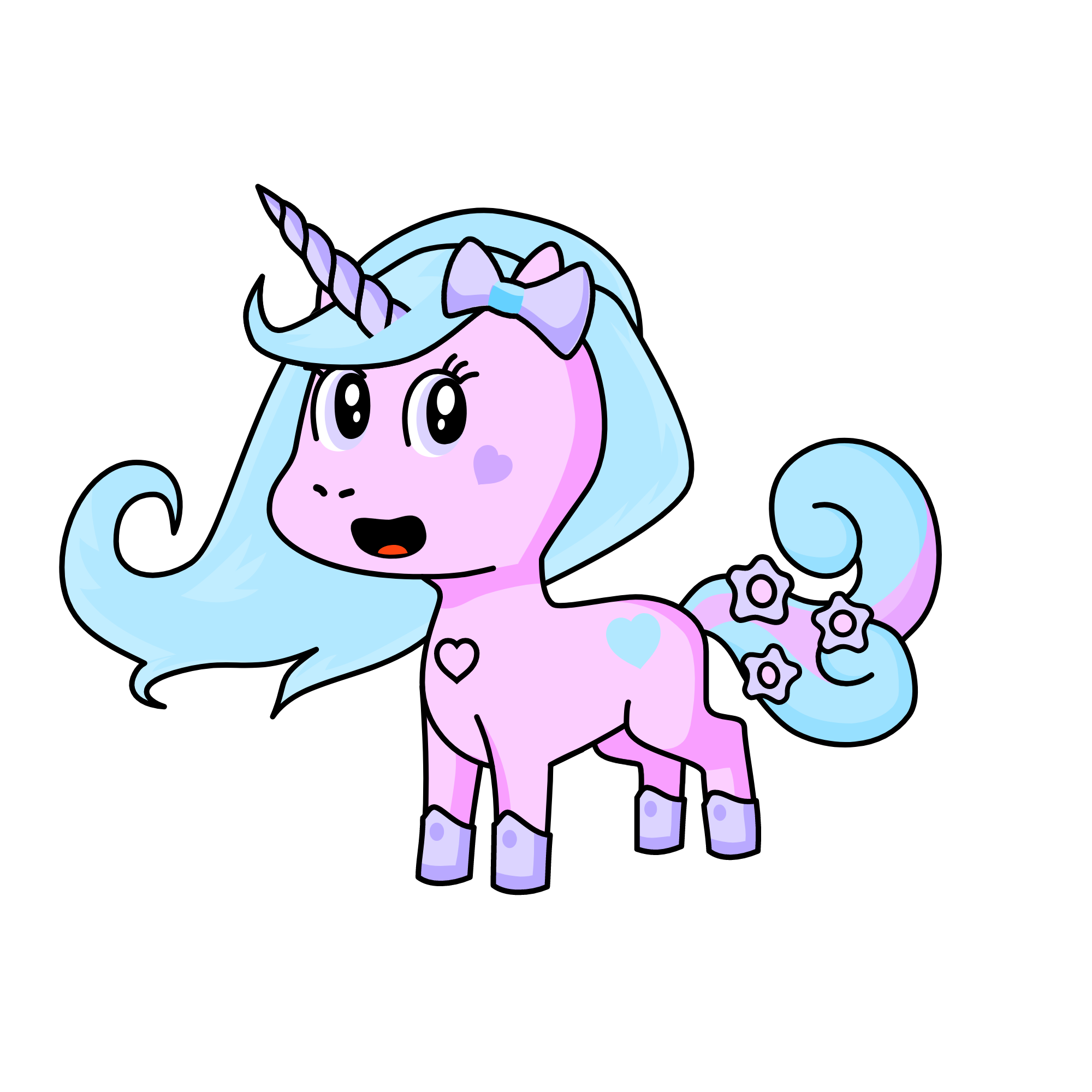 Pastel, the unicorn
