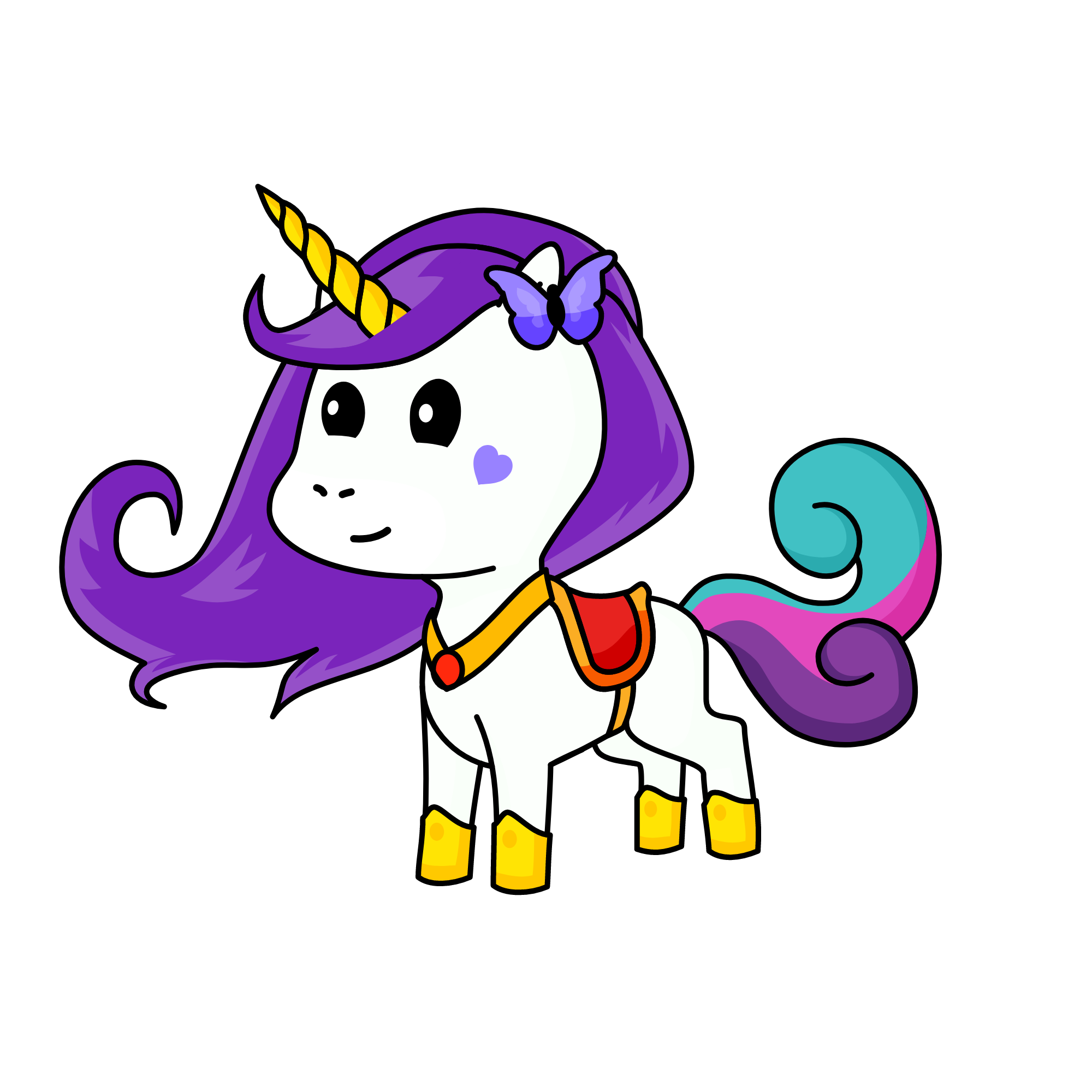 Black Heart, the unicorn