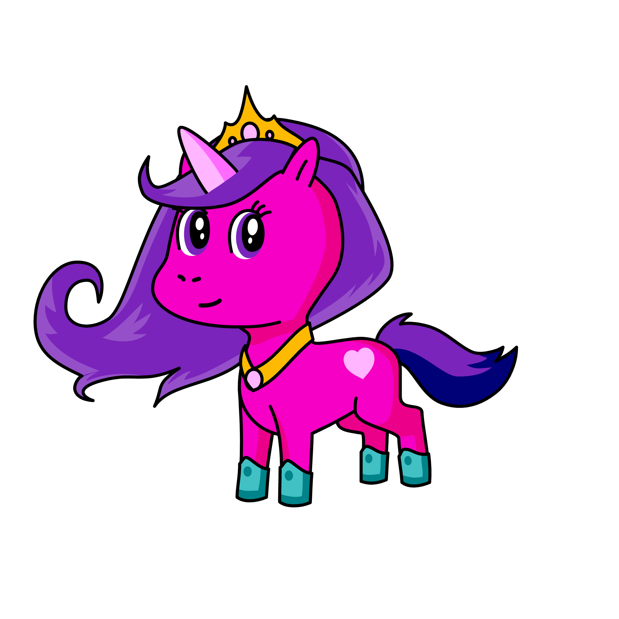 pretty, the unicorn