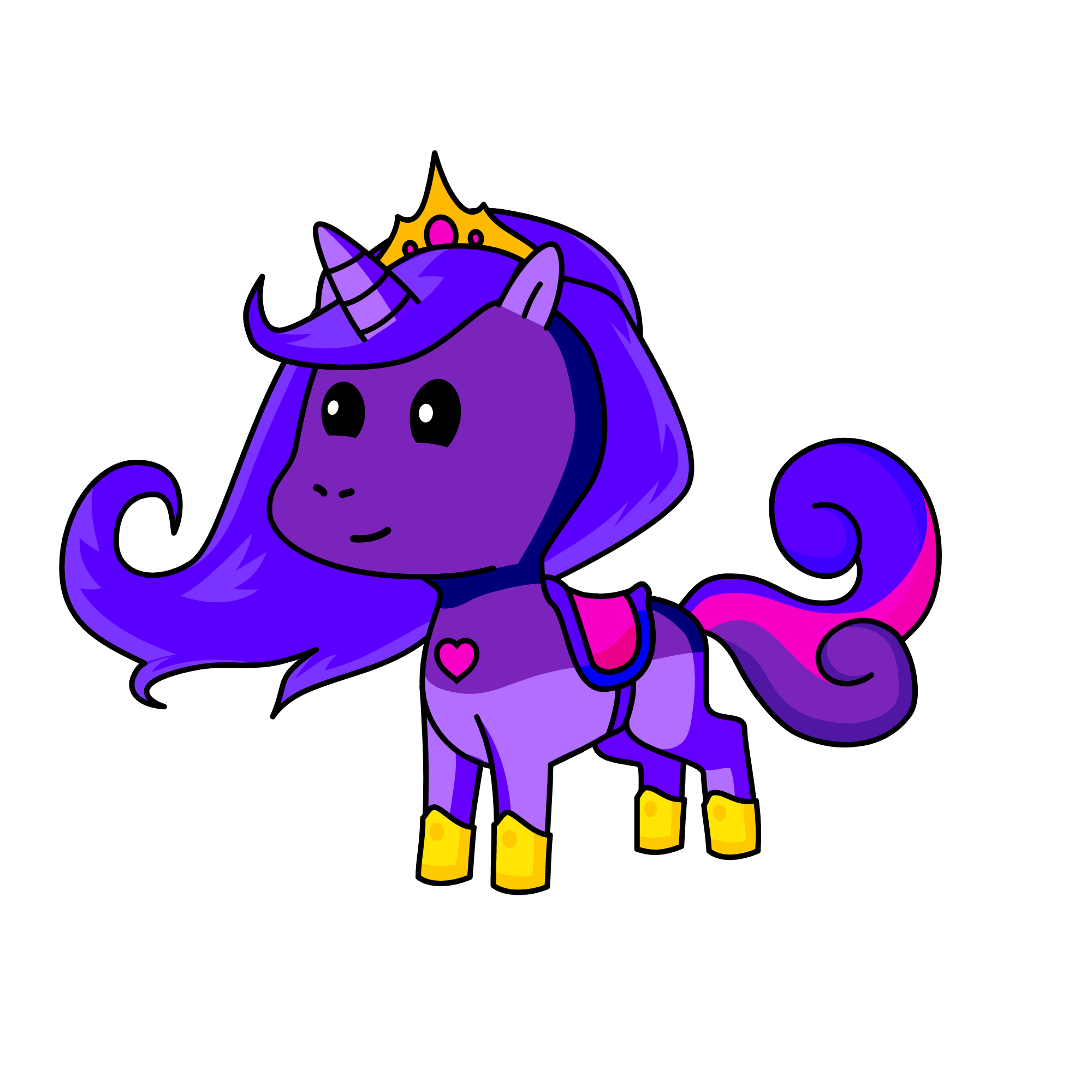 new prinsess, the unicorn