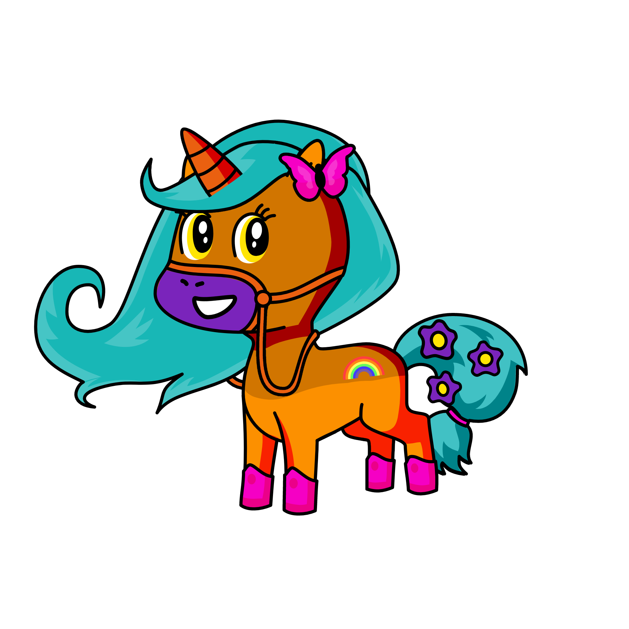 rainbow rock, the unicorn