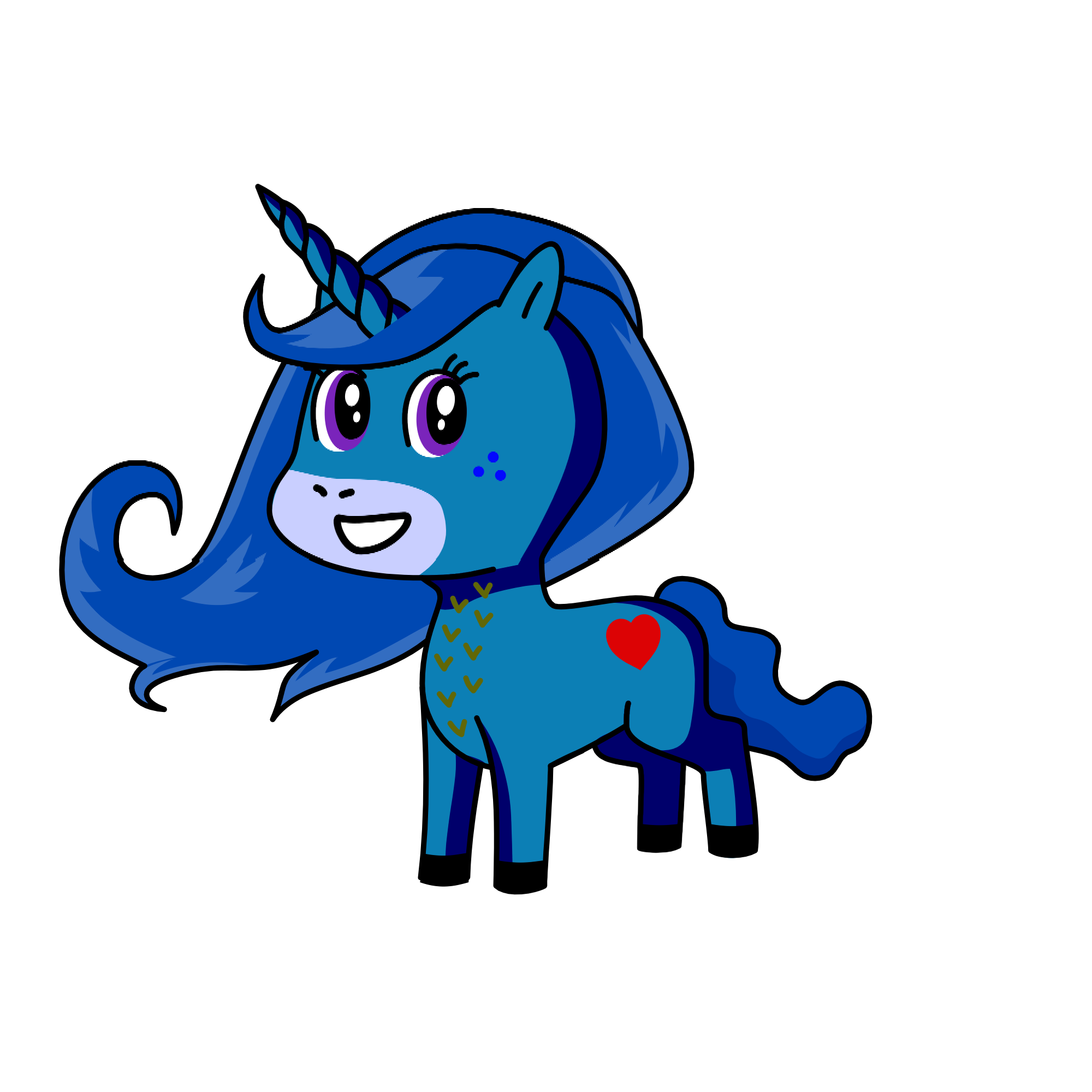 Pauline, the unicorn