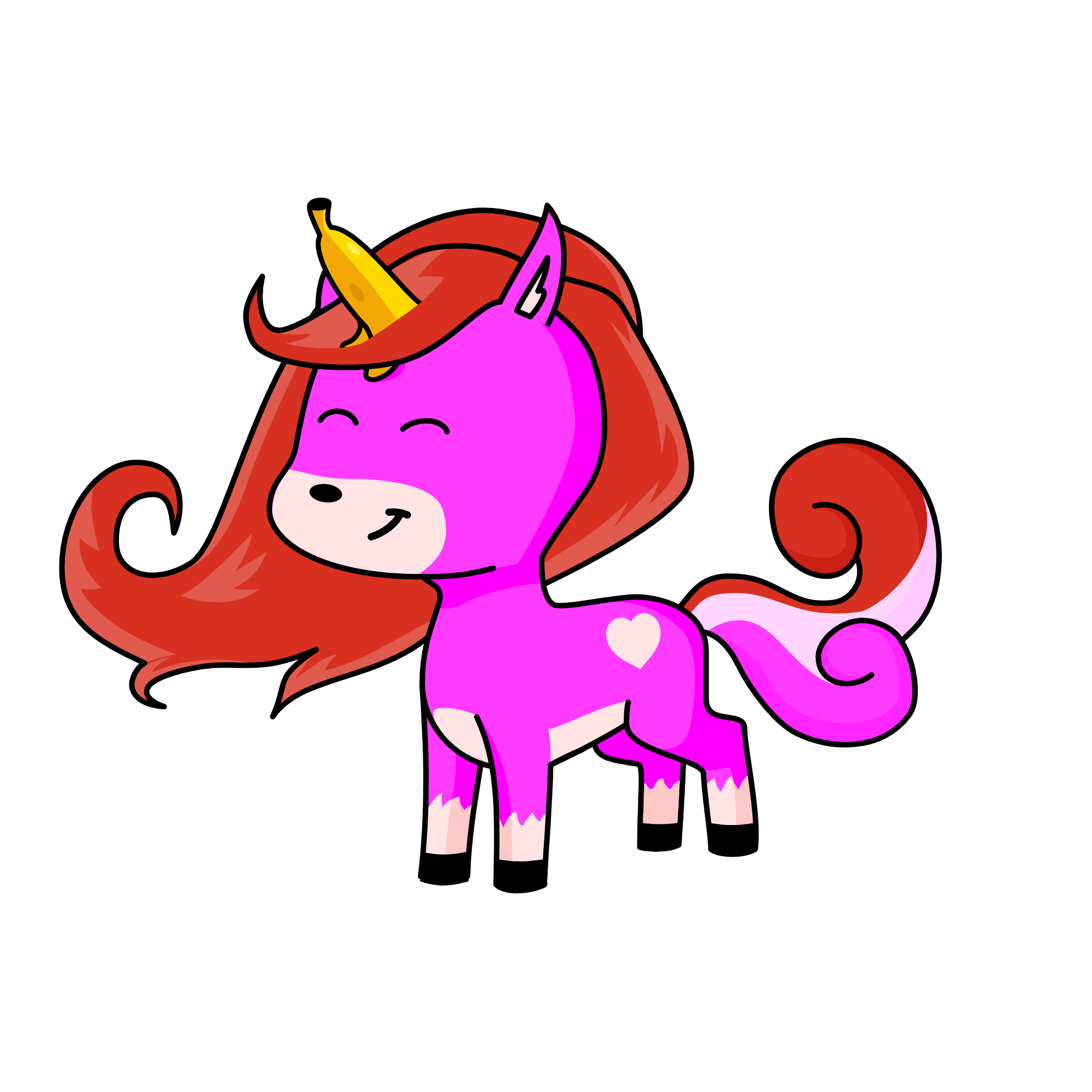 firefybana, the unicorn