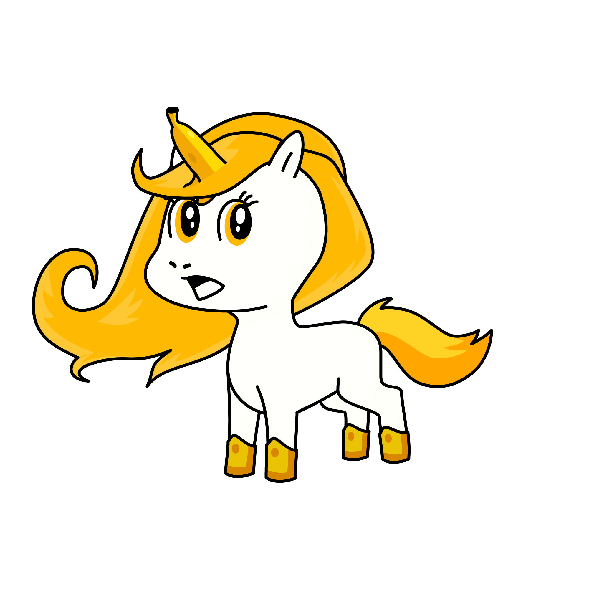 Banana, the unicorn