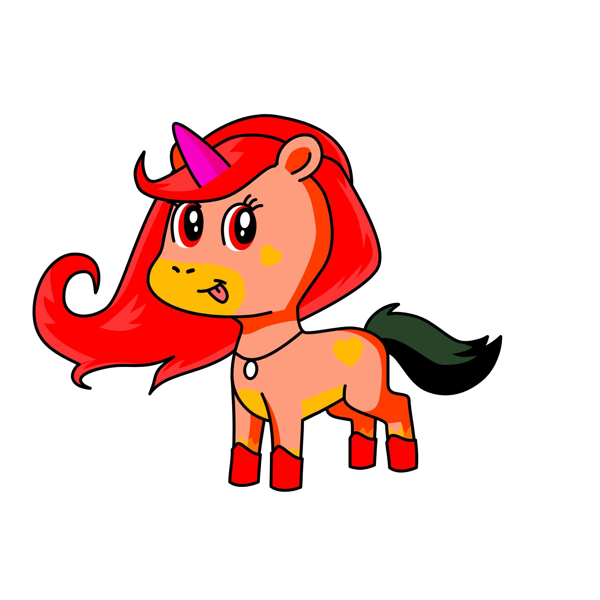 *cut red*, the unicorn
