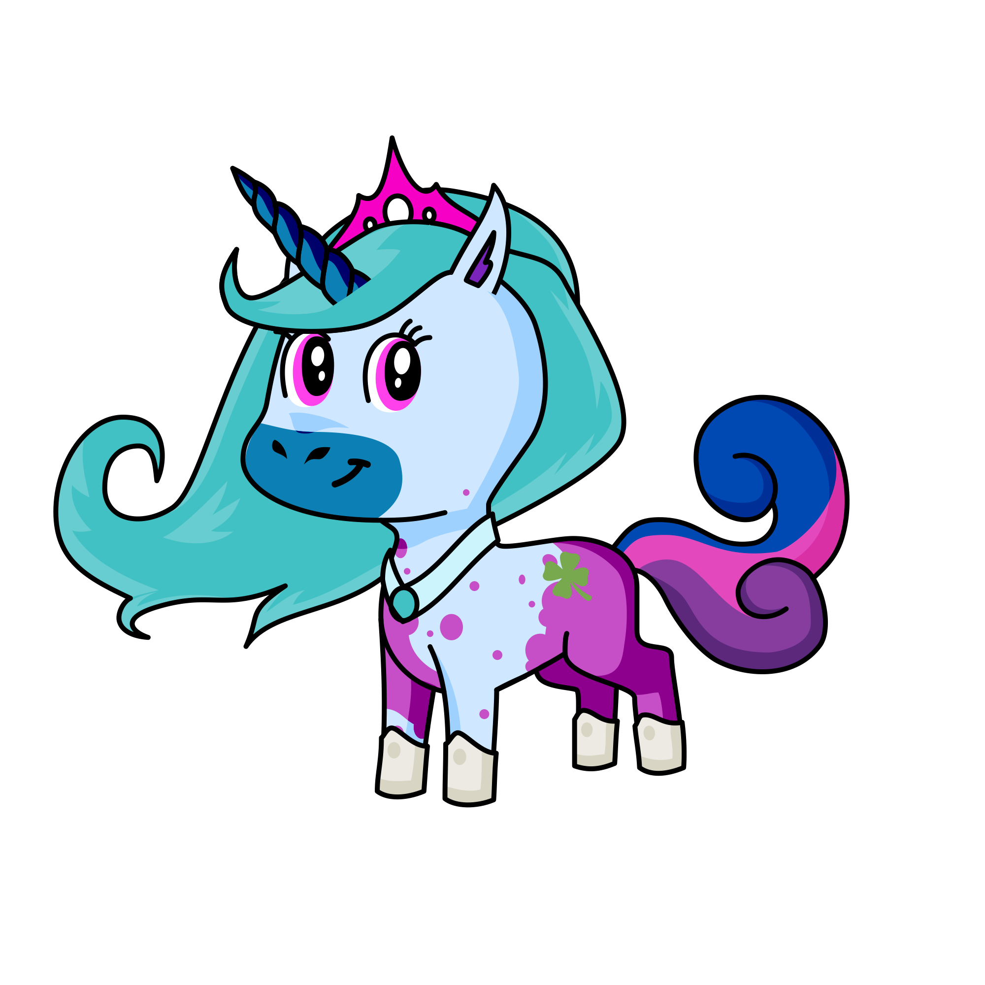 Snow, the unicorn