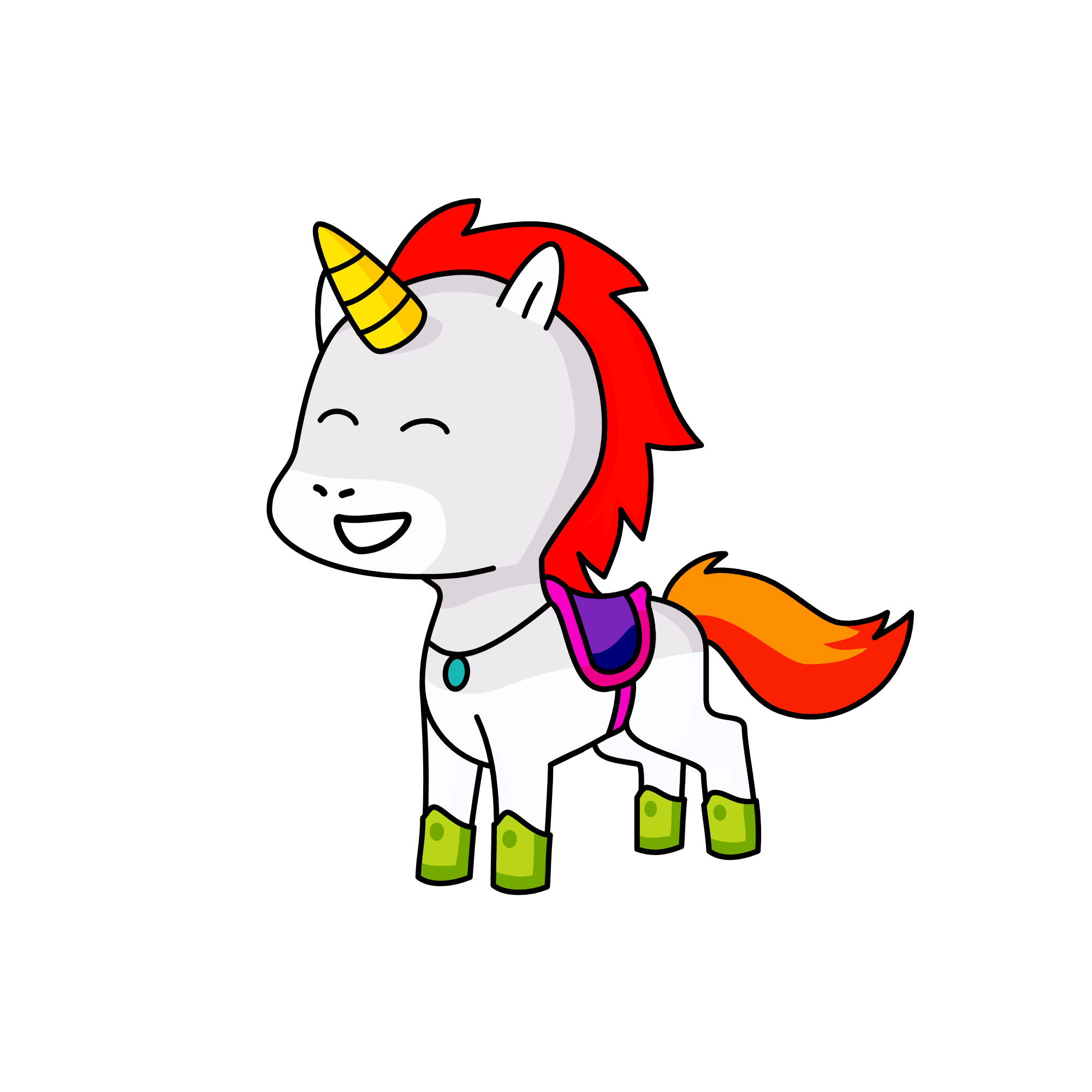 rainbow unicorn, the unicorn
