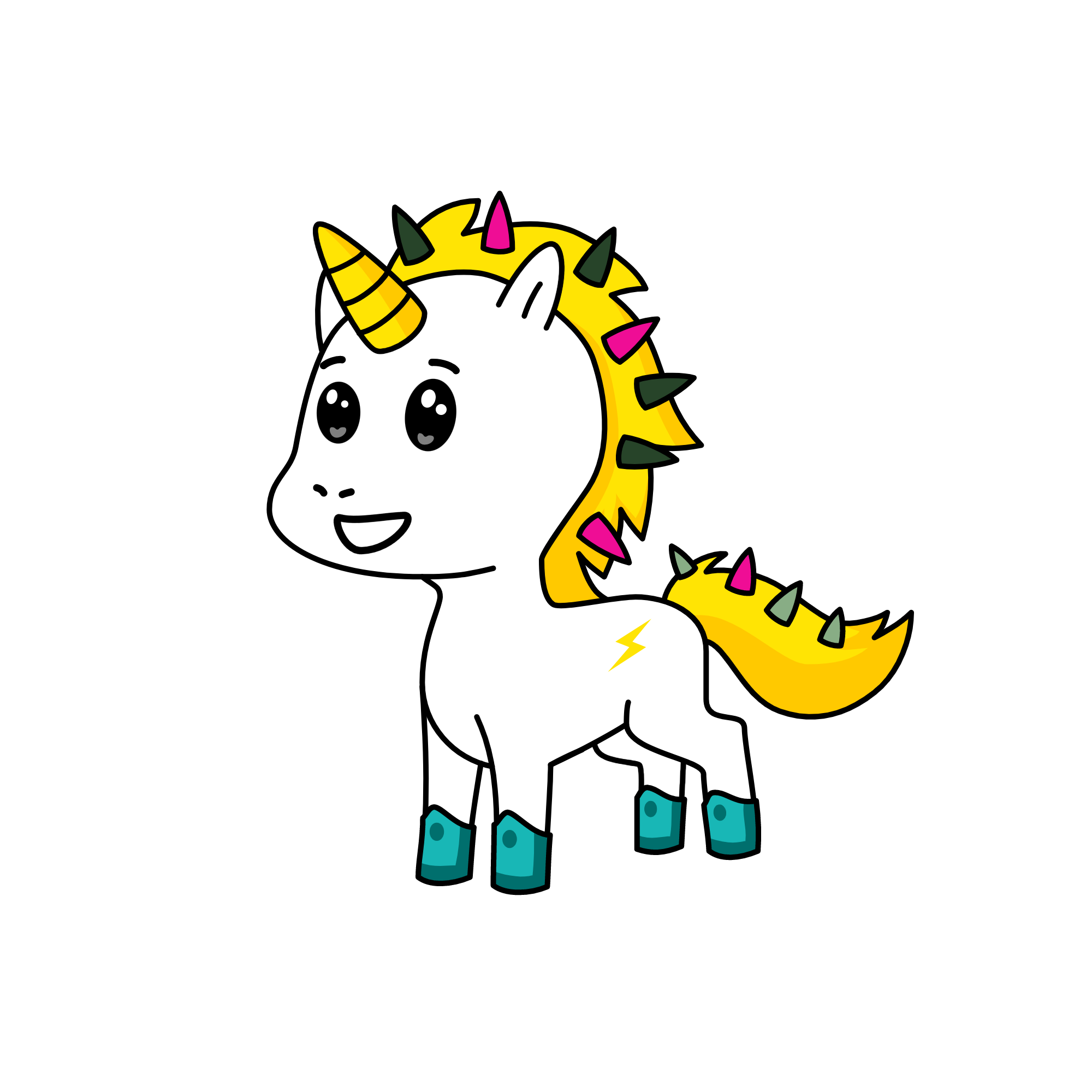 lightning bolt, the unicorn