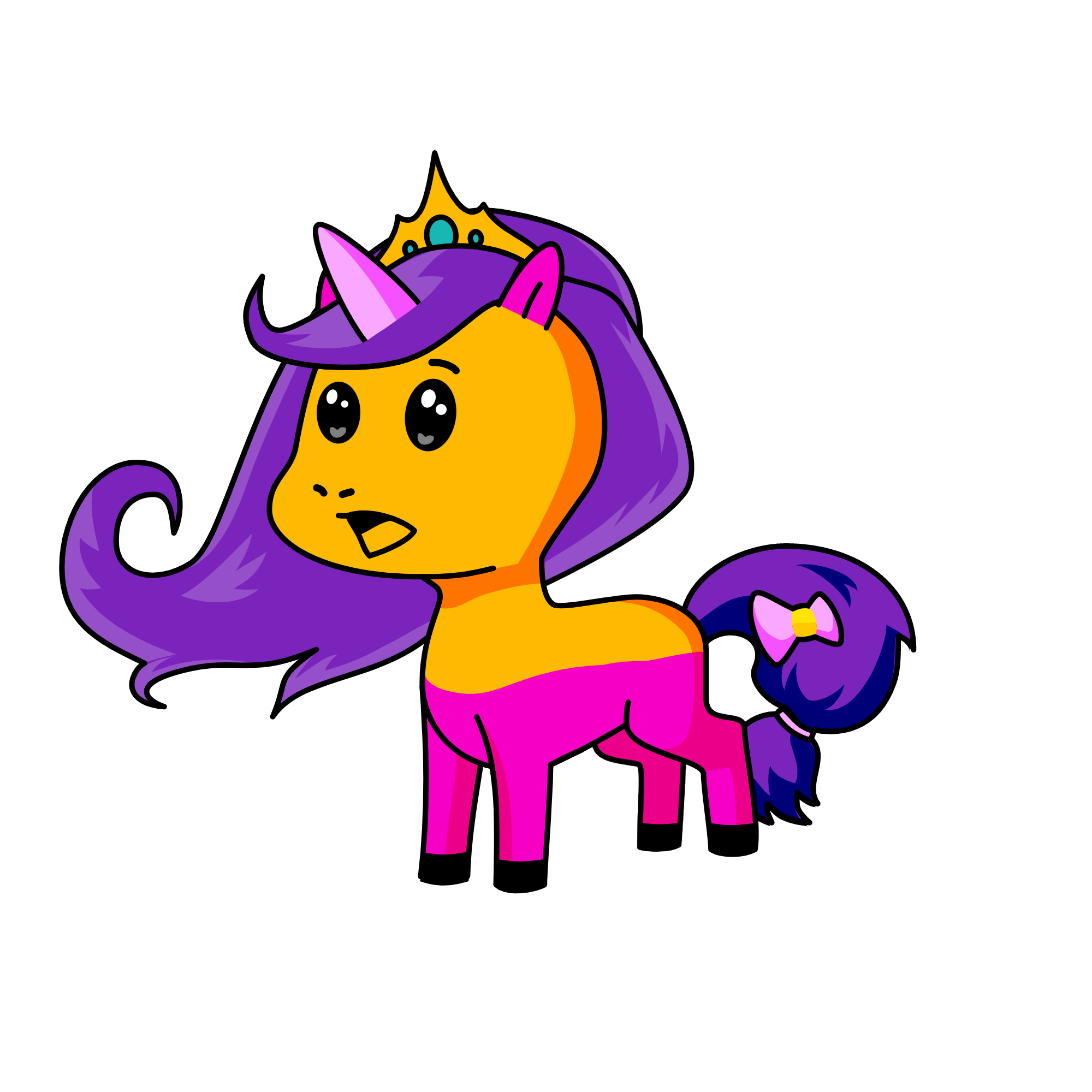 moon star, the unicorn