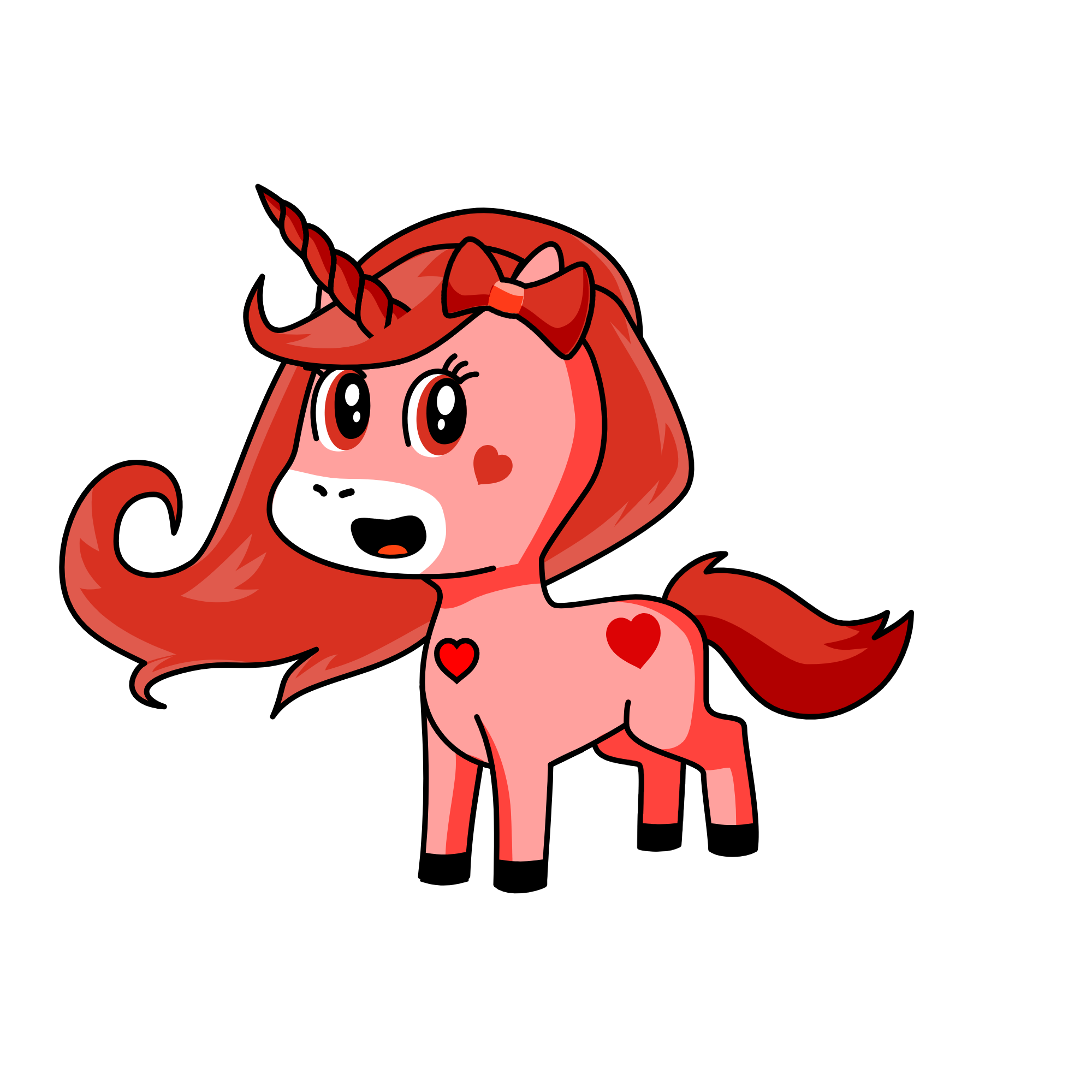 Love Queen Unicorn, the unicorn