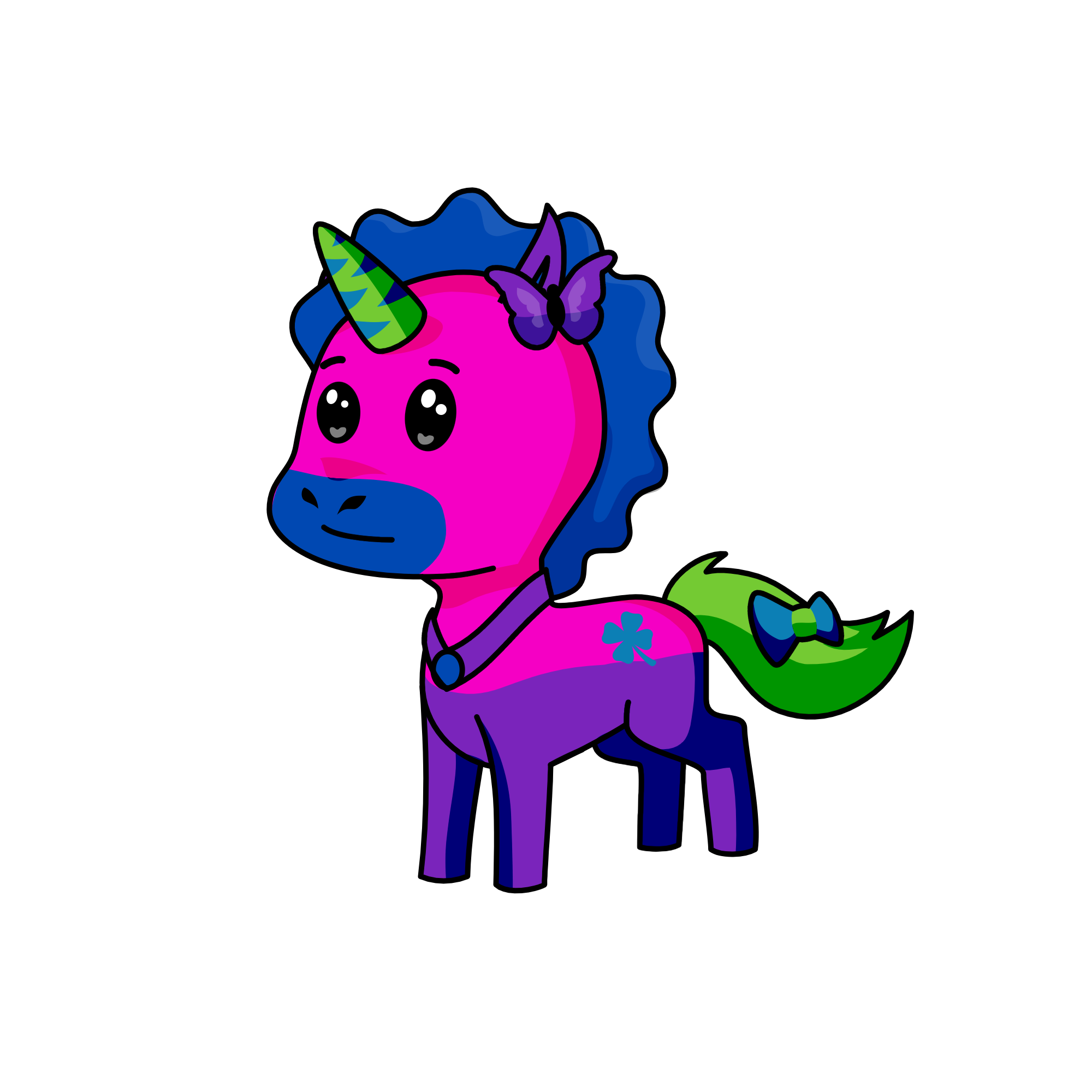 Cocotero, the unicorn