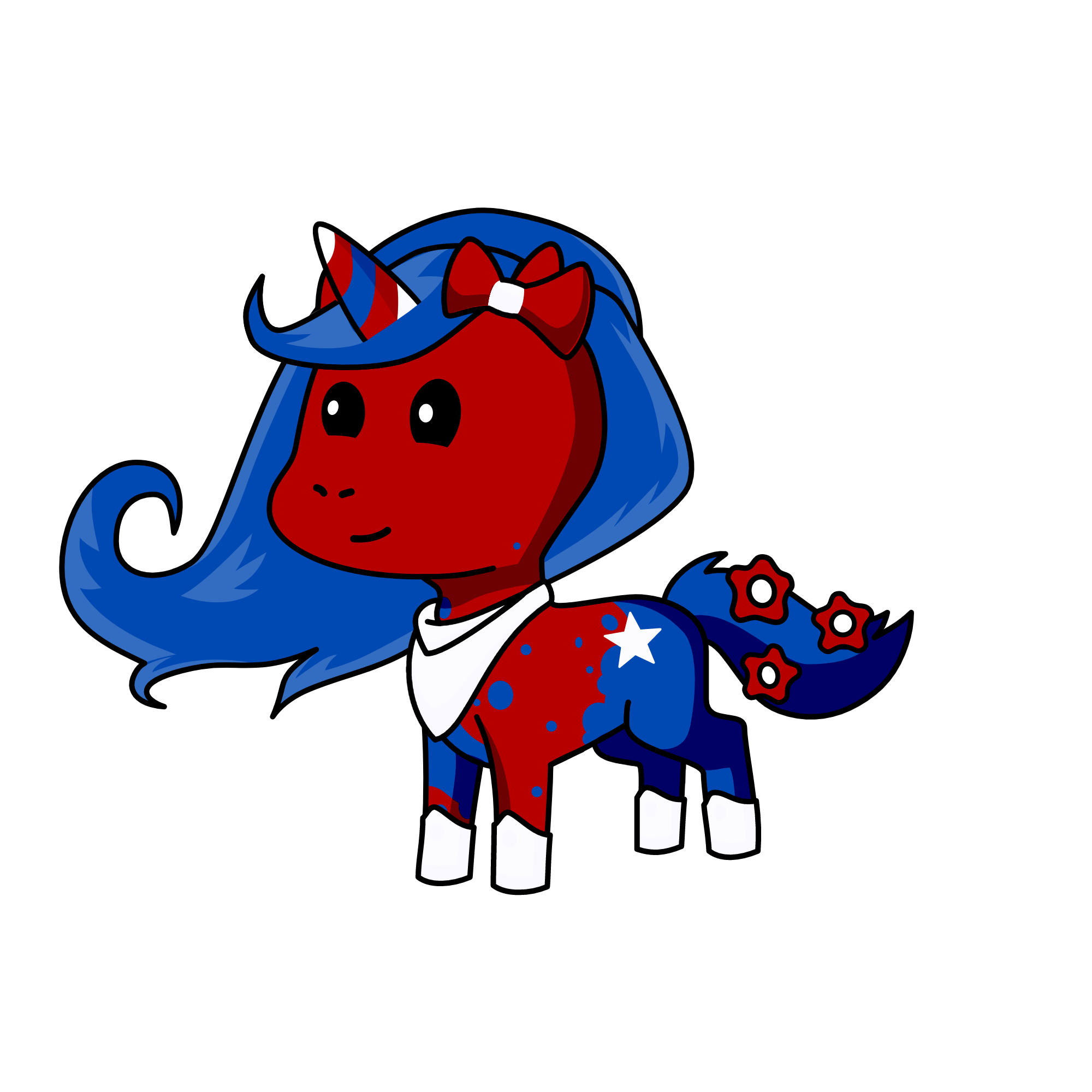 America, the unicorn