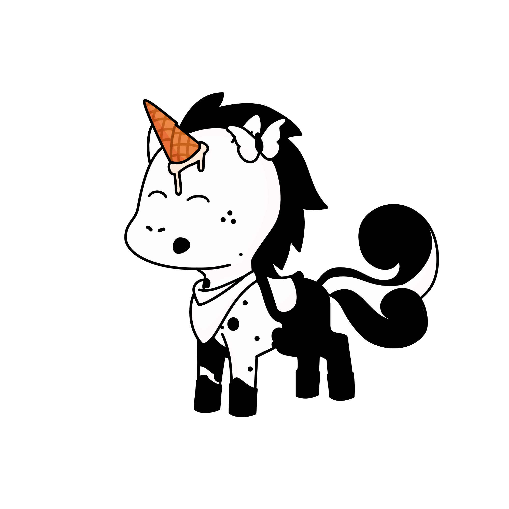 Cream, the unicorn