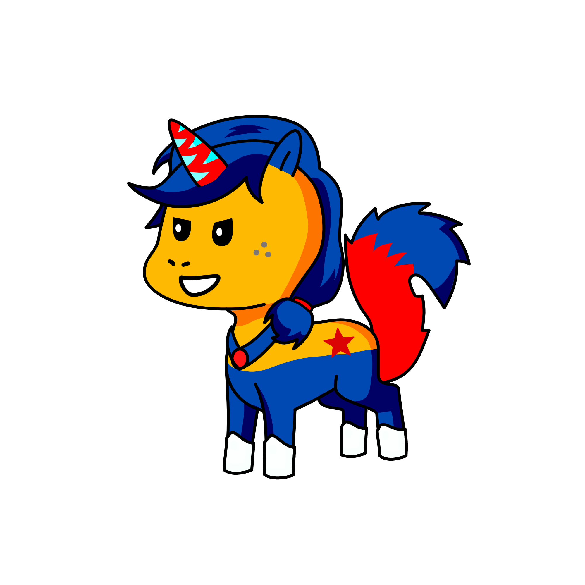 Captian, the unicorn