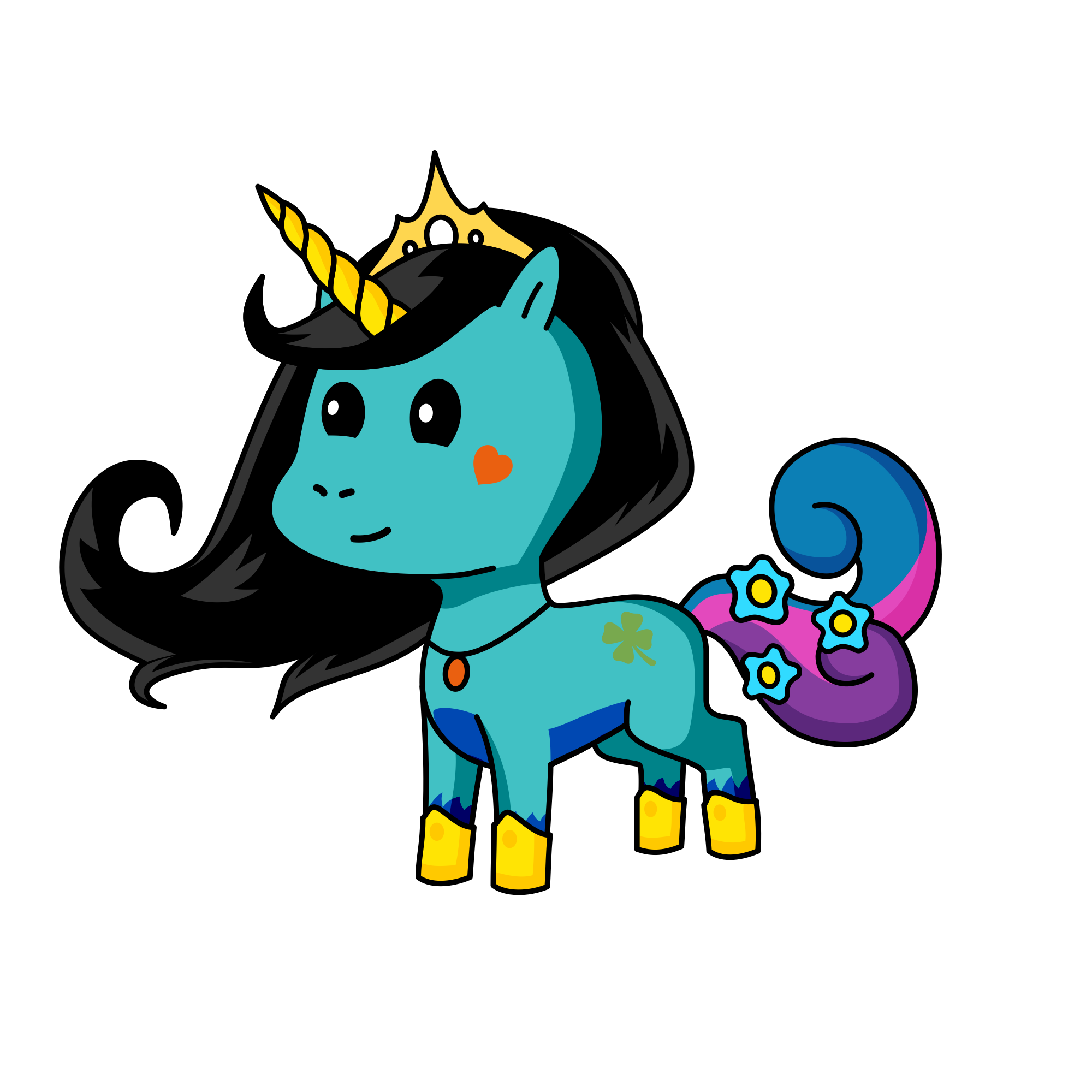 Selene, the unicorn