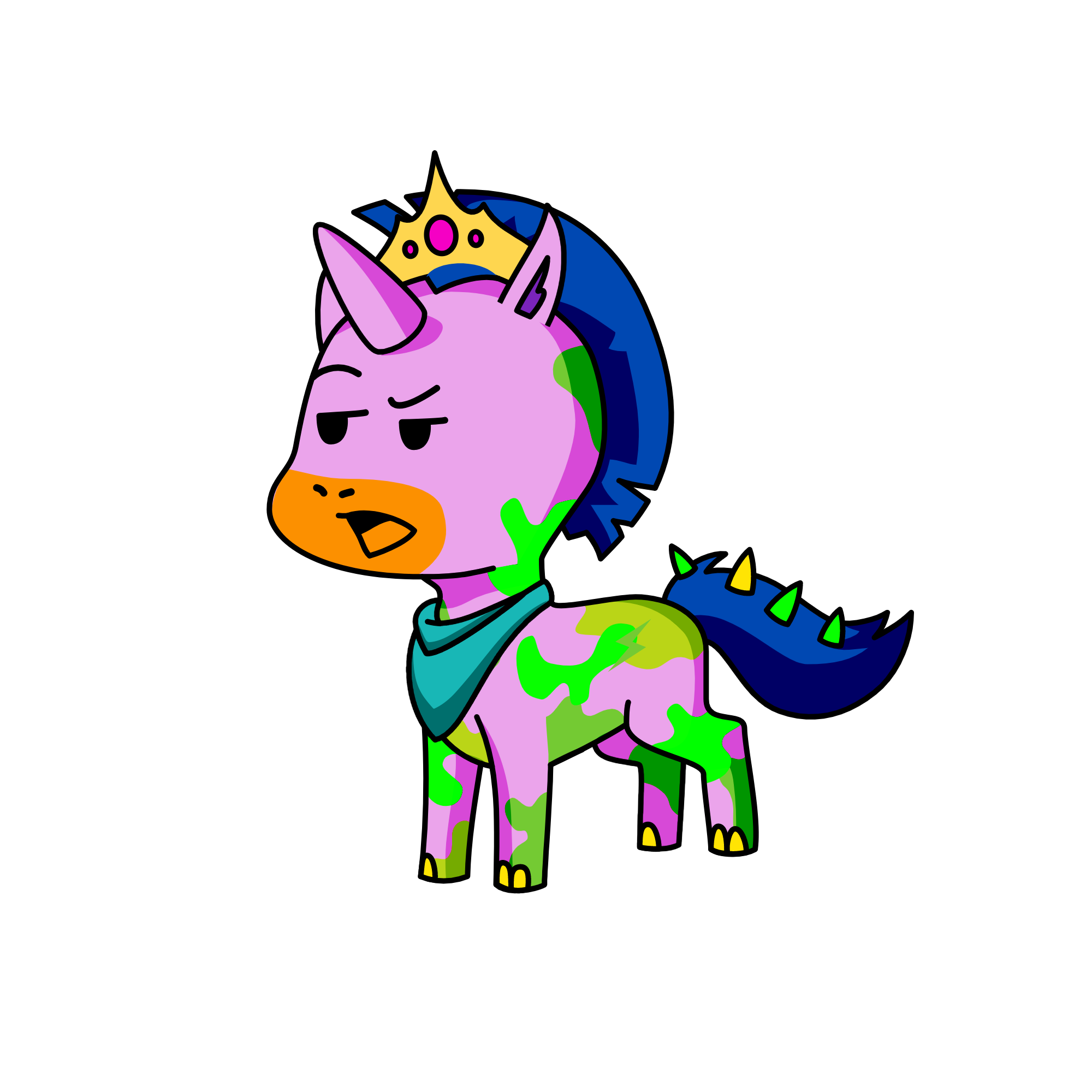;/nmvgjkv, the unicorn