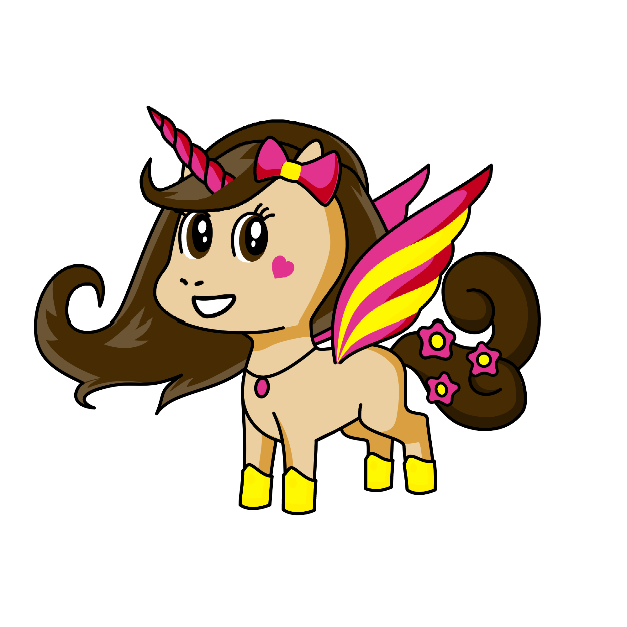 Myself in Unicorn form, the unicorn