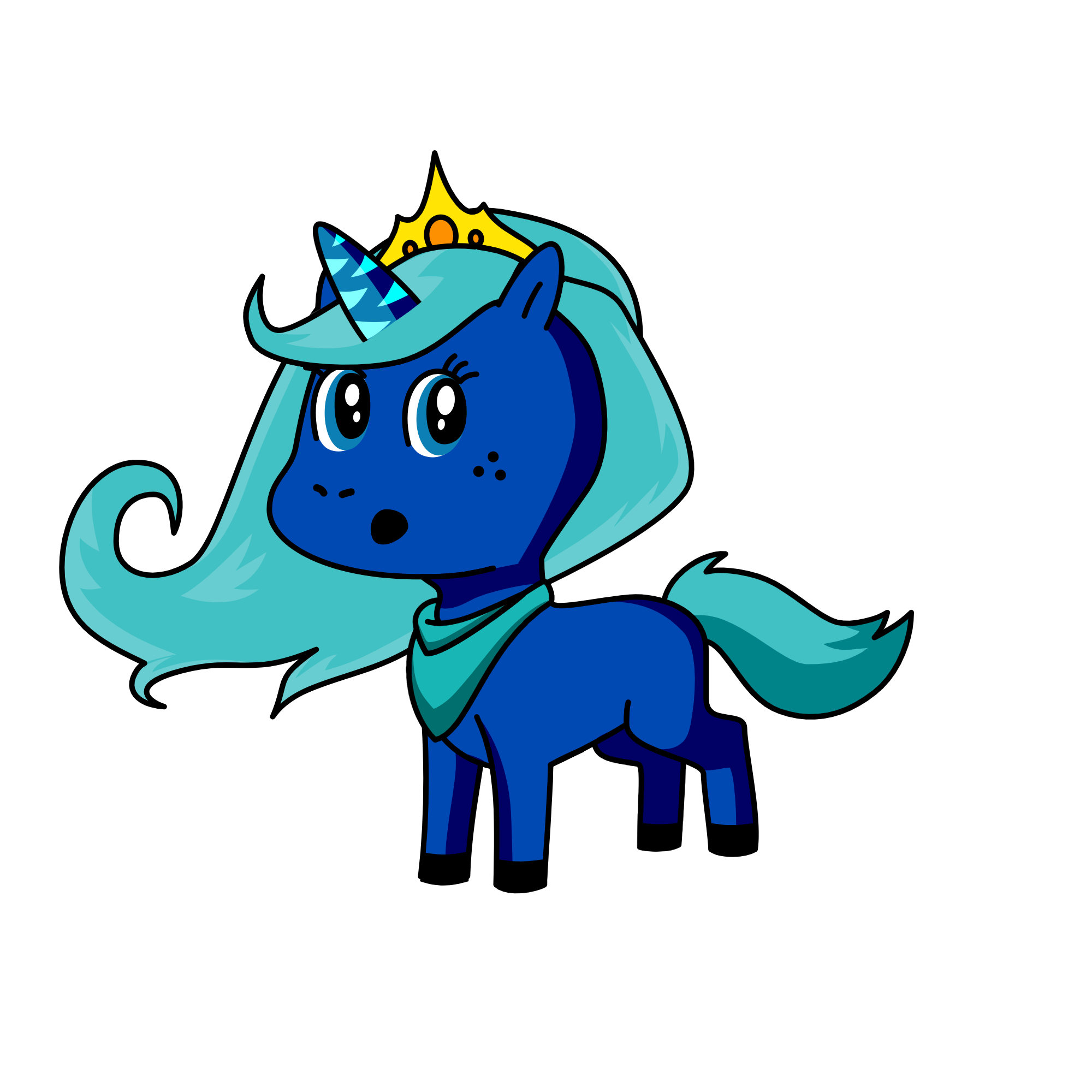 winter, the unicorn
